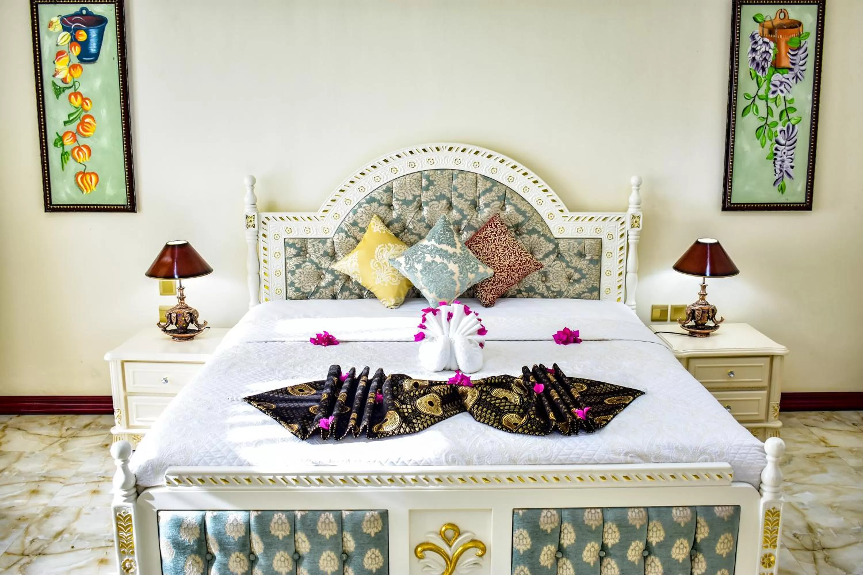 Bed in Madinat Al Bahr Business & Spa Hotel