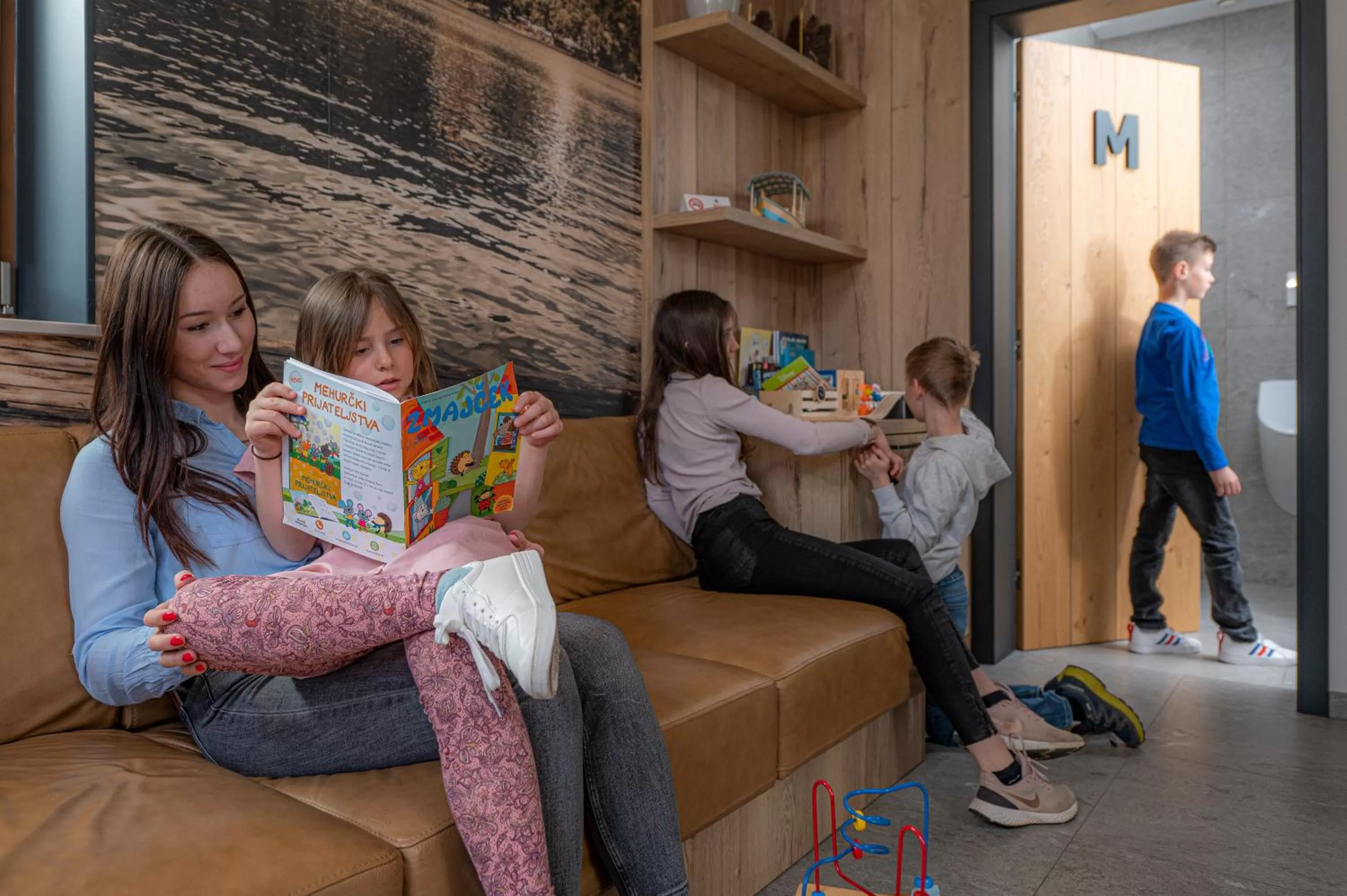 Seating area in Veldes B&B