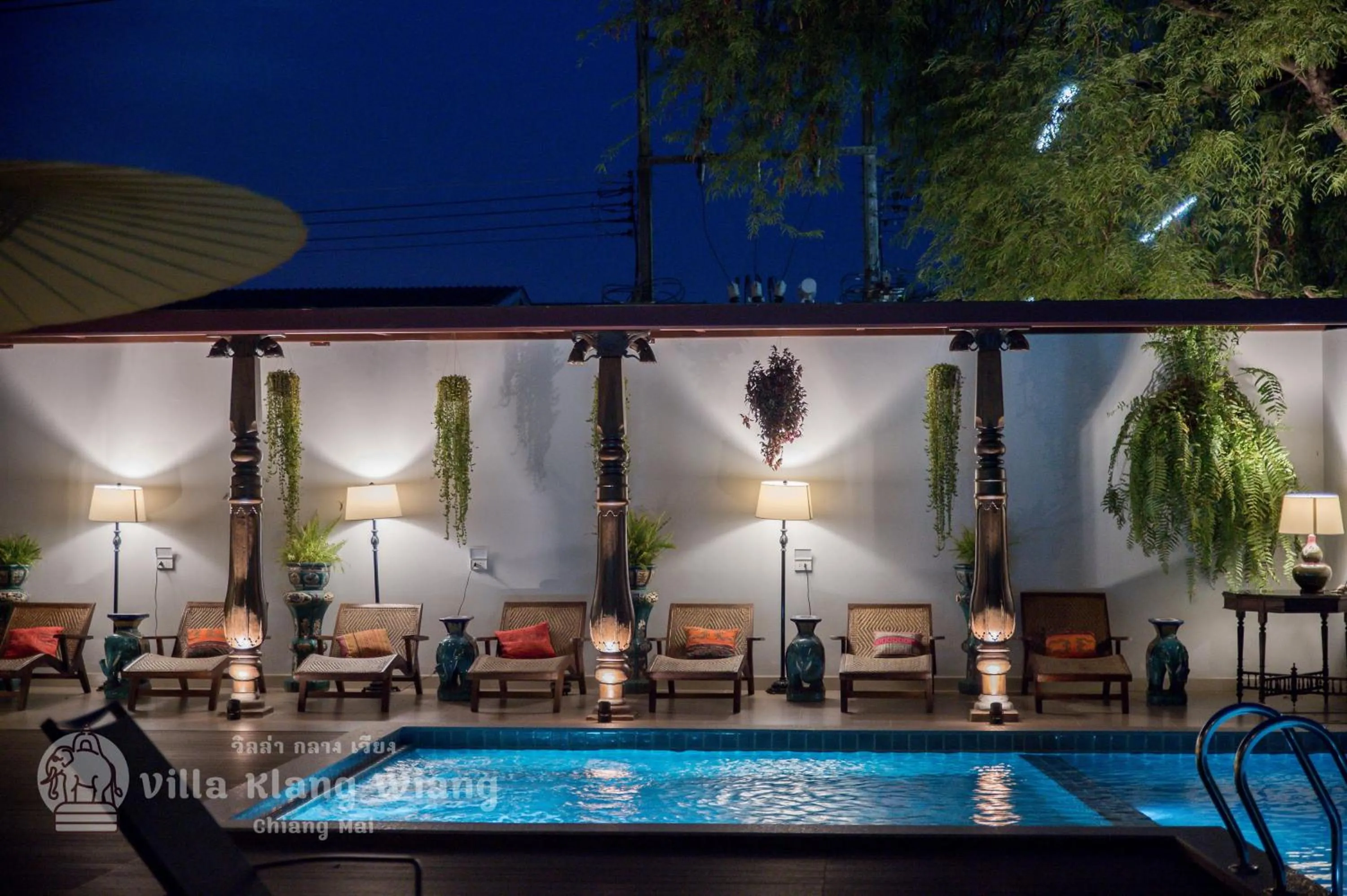 Swimming pool in Villa Klang Wiang