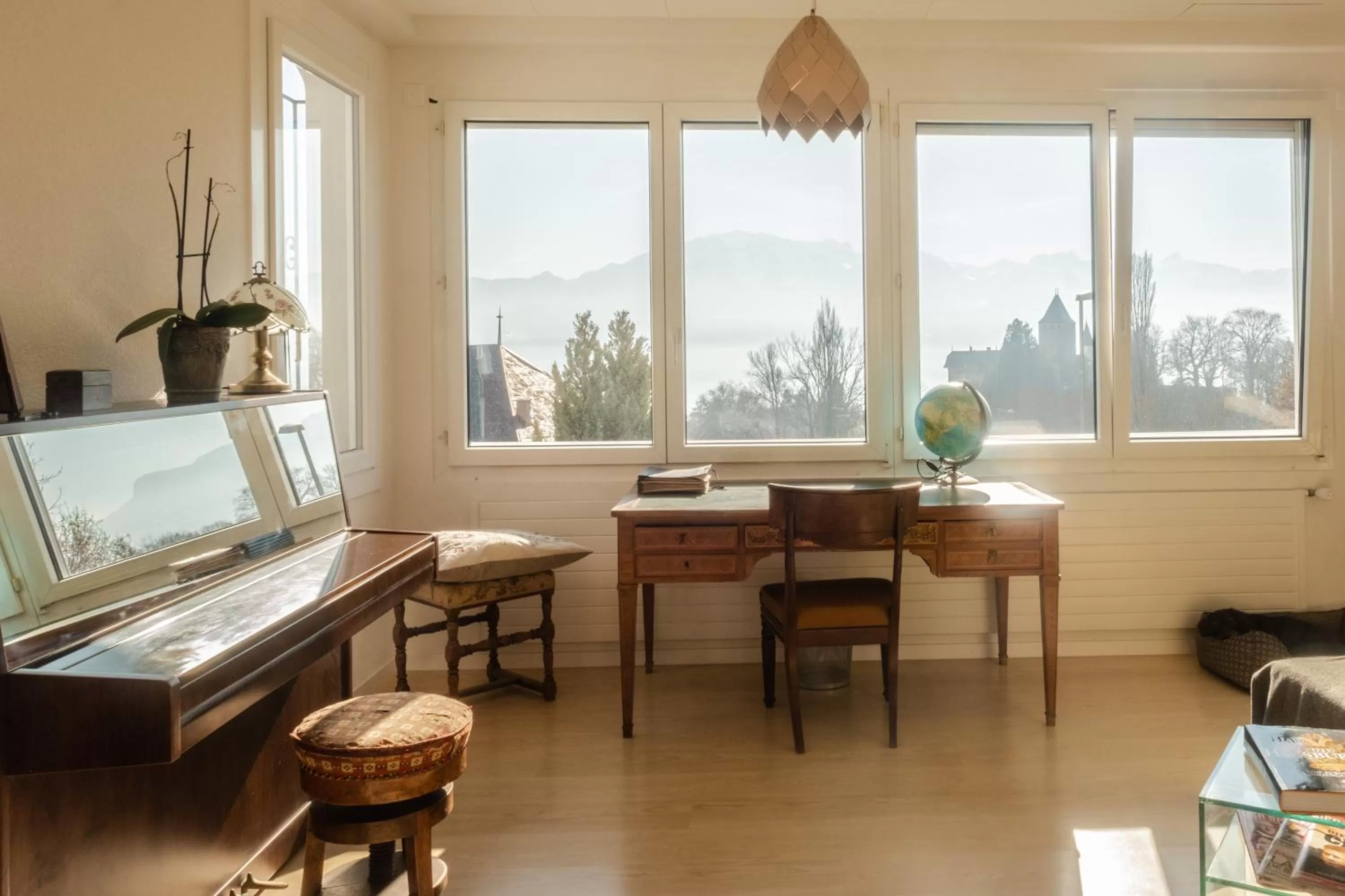 Living room in La Maison des Copains