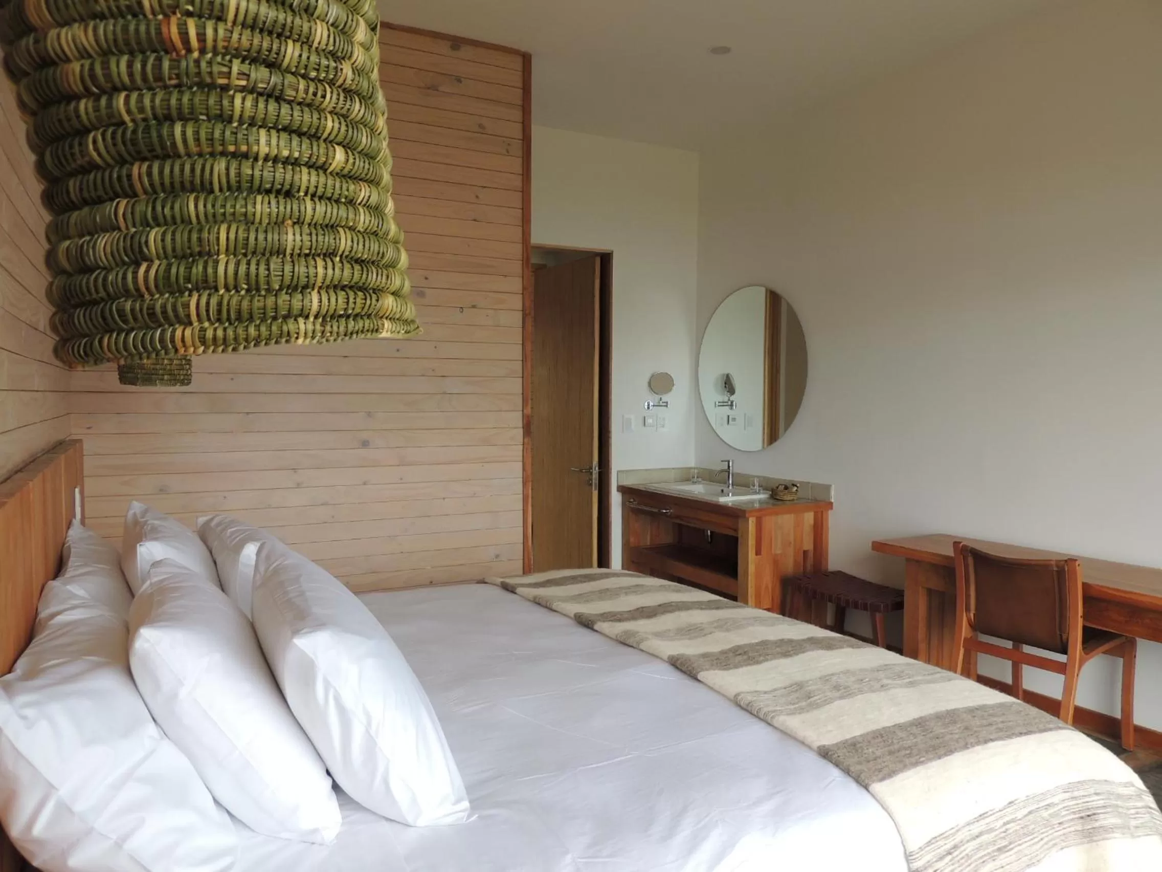 Bed in Hotel Simple Patagonia