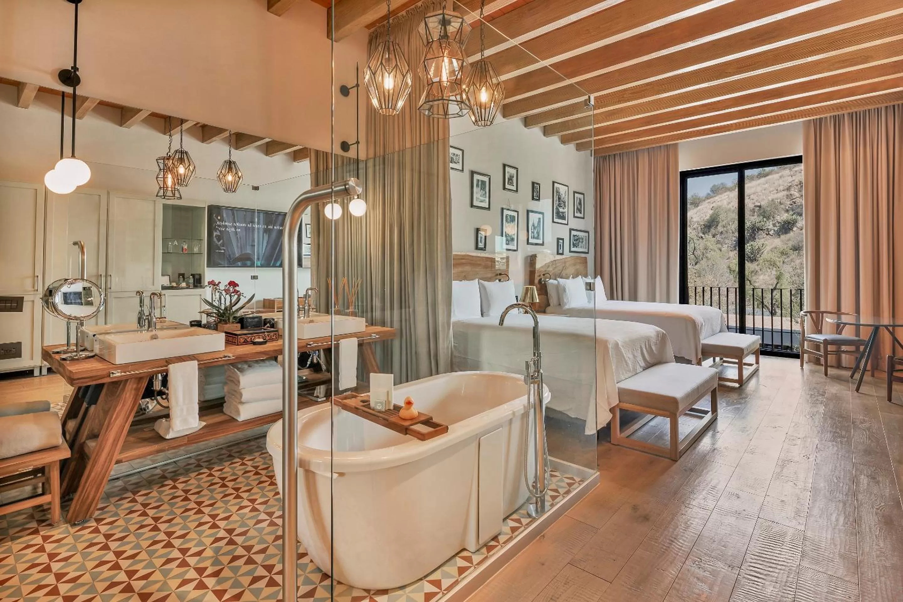 Bathroom in Live Aqua San Miguel de Allende