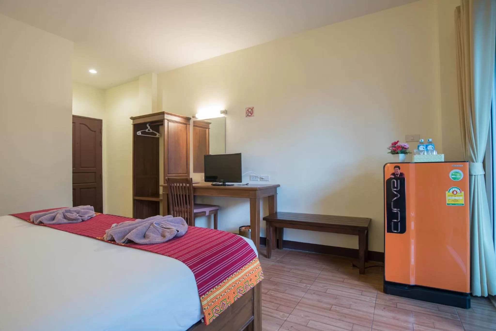 Bed in Riverside House Hotel