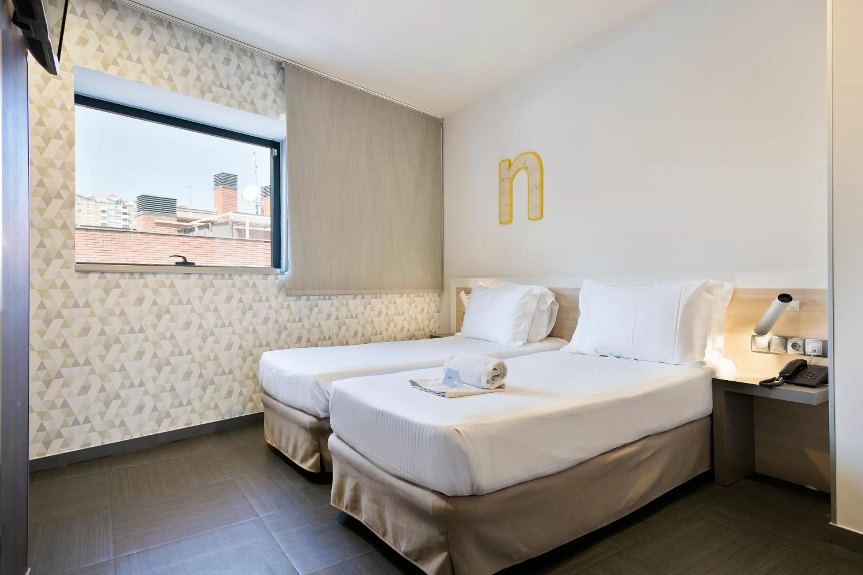 Photo of the whole room, Bed in Hotel Acta Laumon