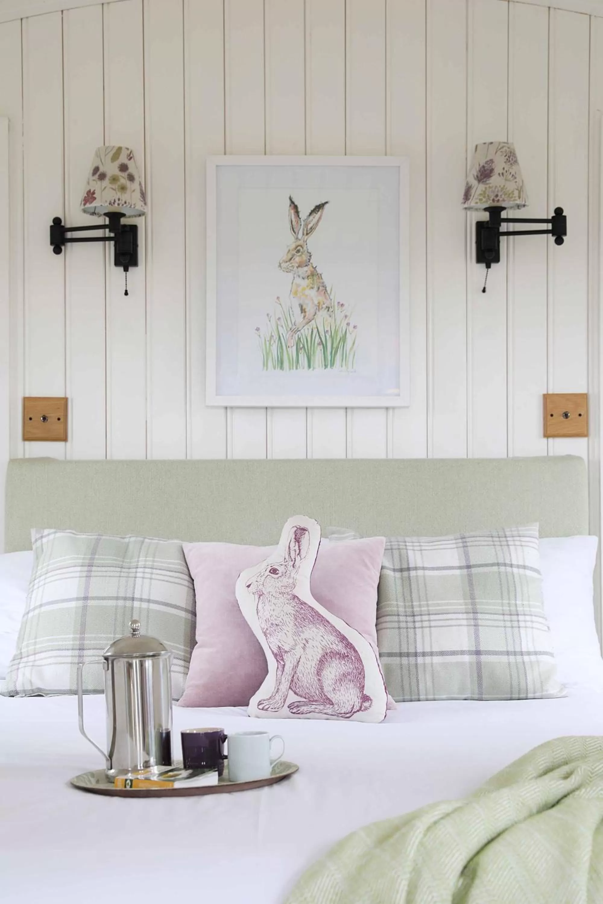 Bedroom, Bed in Westfield House Farm