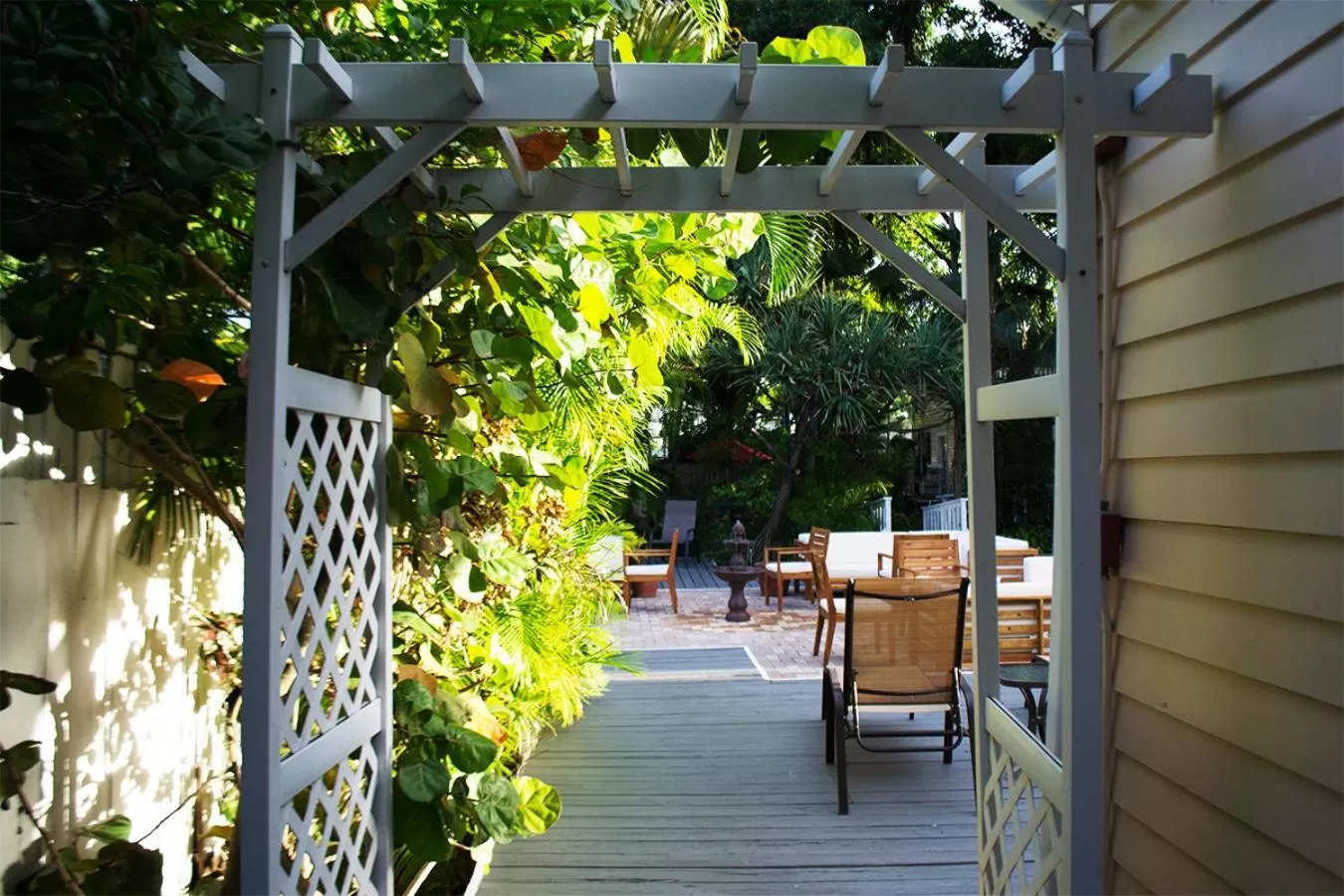 Patio in Duval House