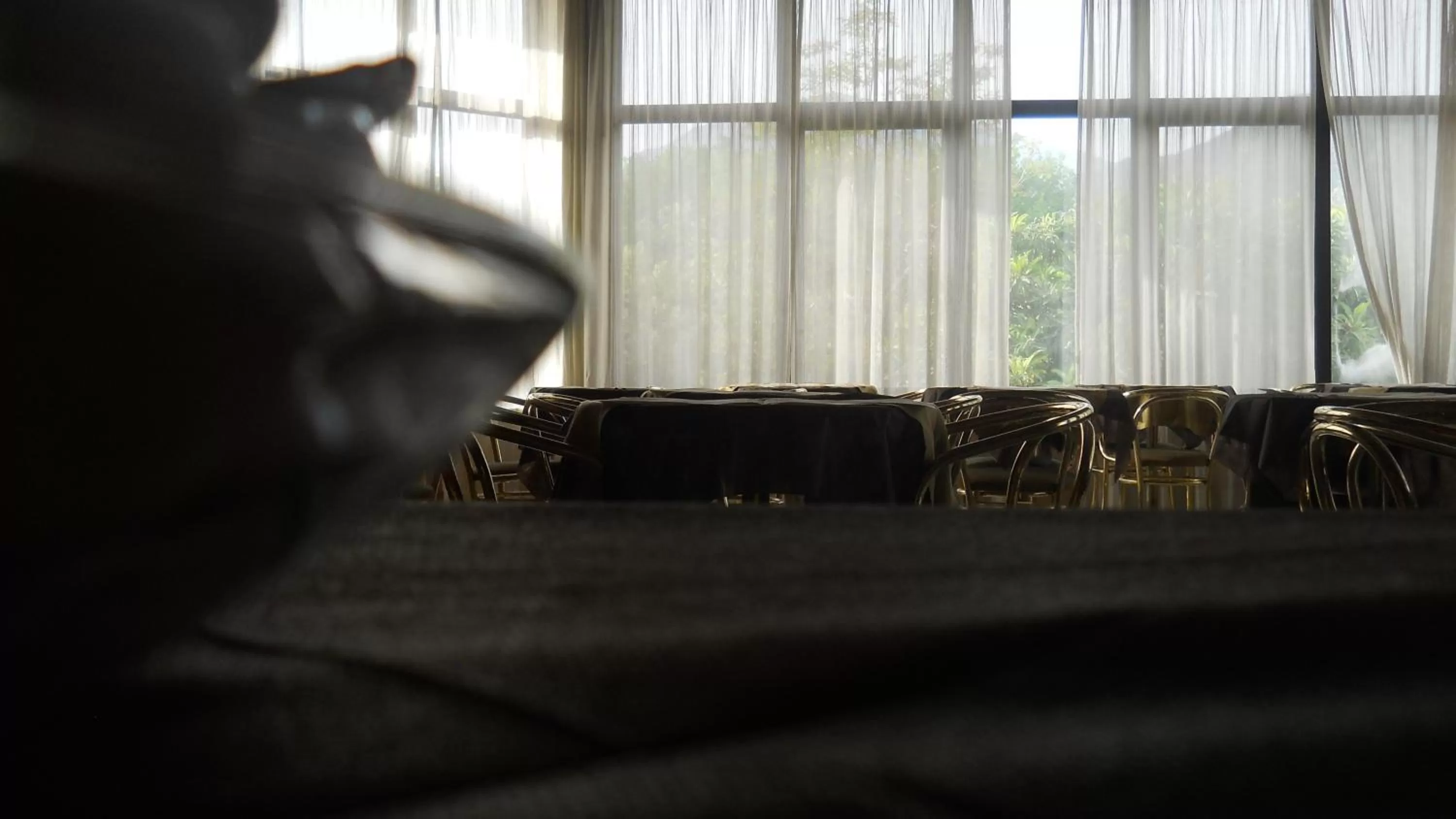 Communal lounge/ TV room in Hotel Diana