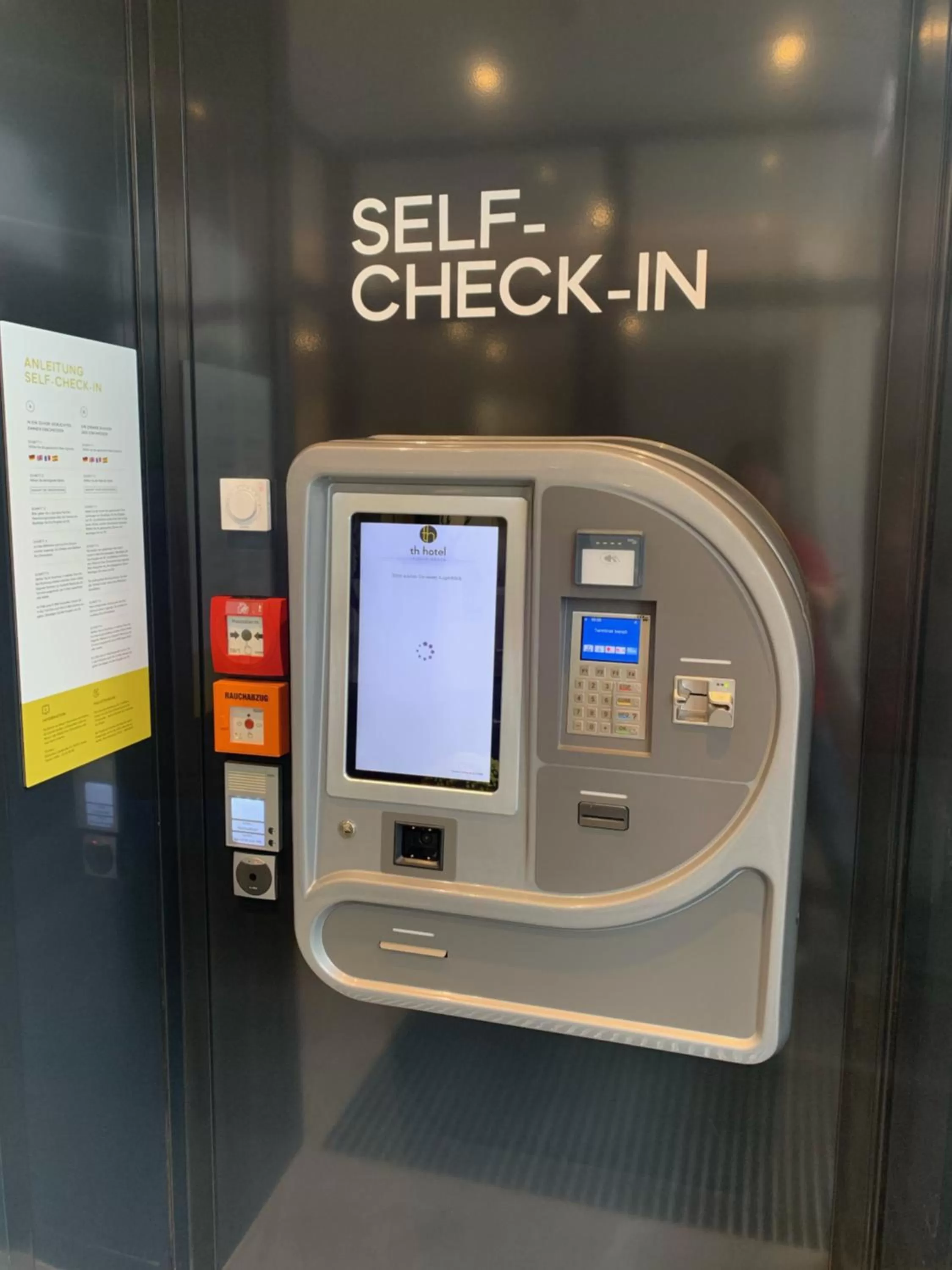 Lobby or reception in th Hotel Leipzig Messe