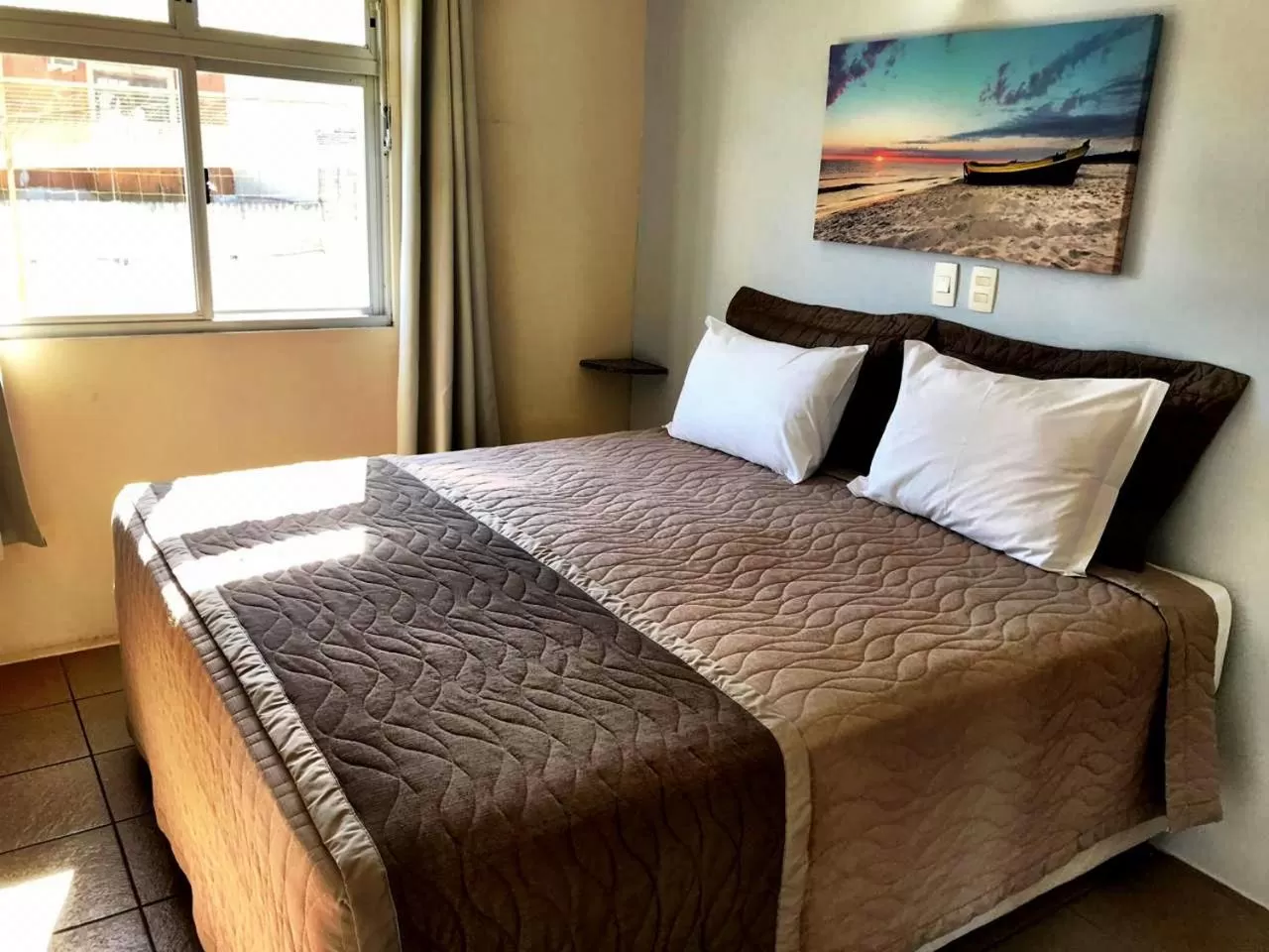 Bed in Pousada Mar Do Leste