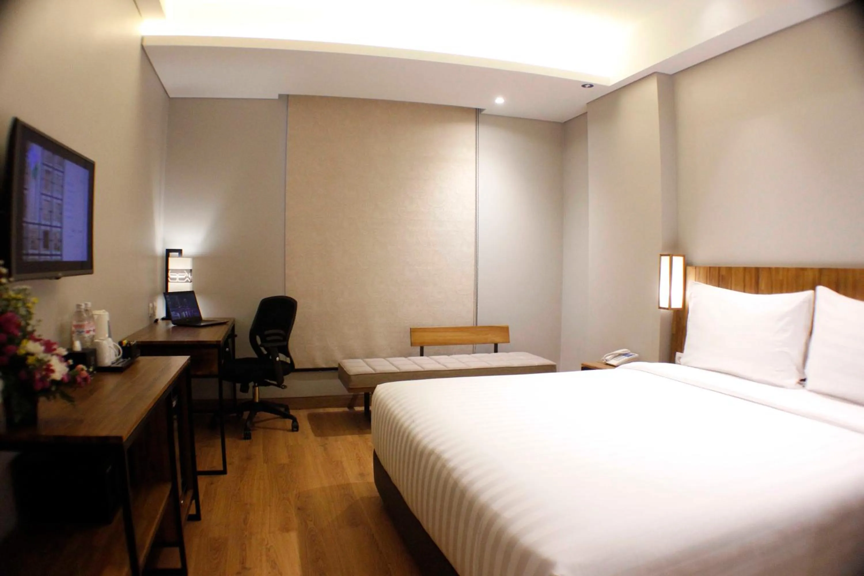 Drinks, Bed in BATIQA Hotel Lampung