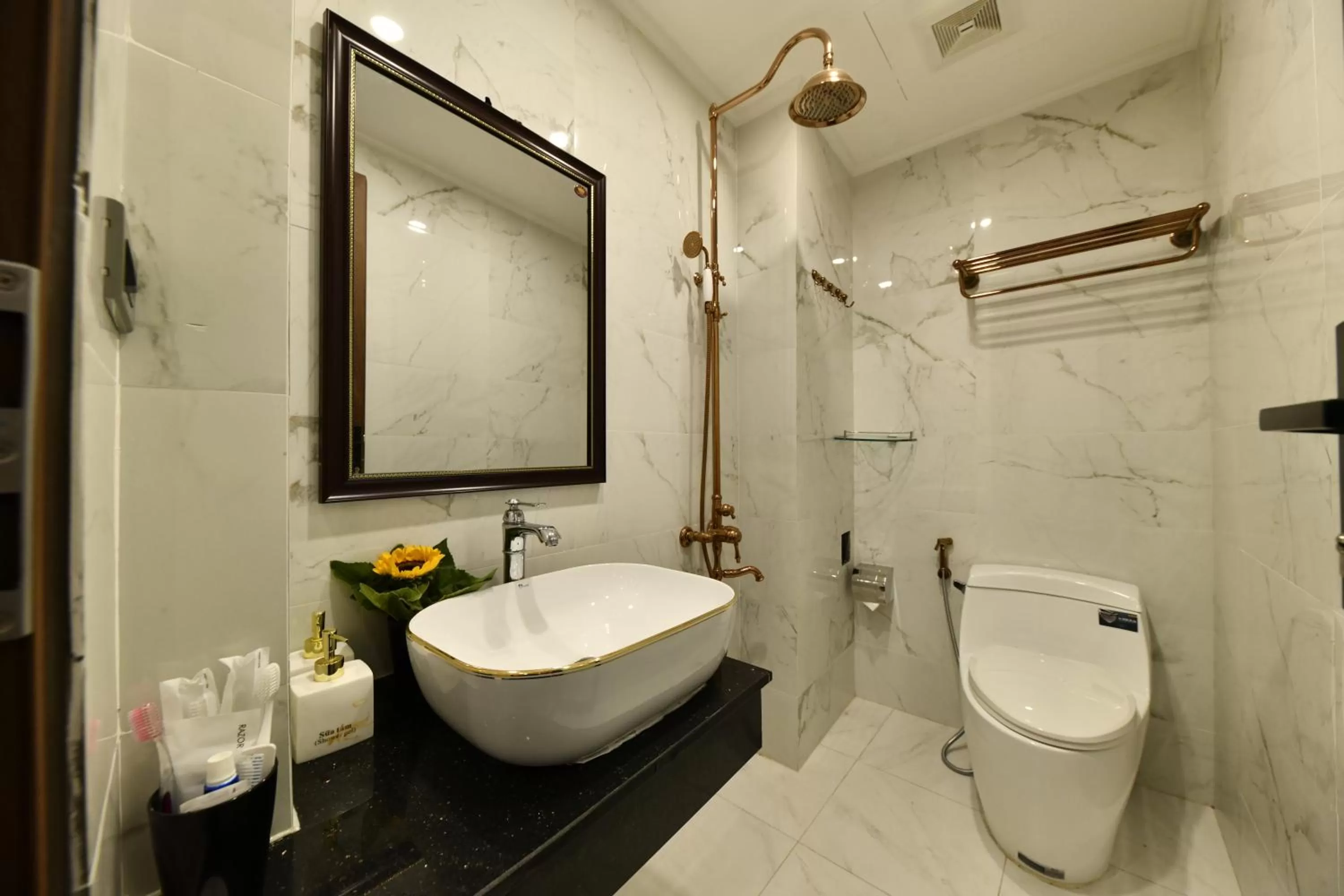 Toilet in Kingdom Hotel Hanoi