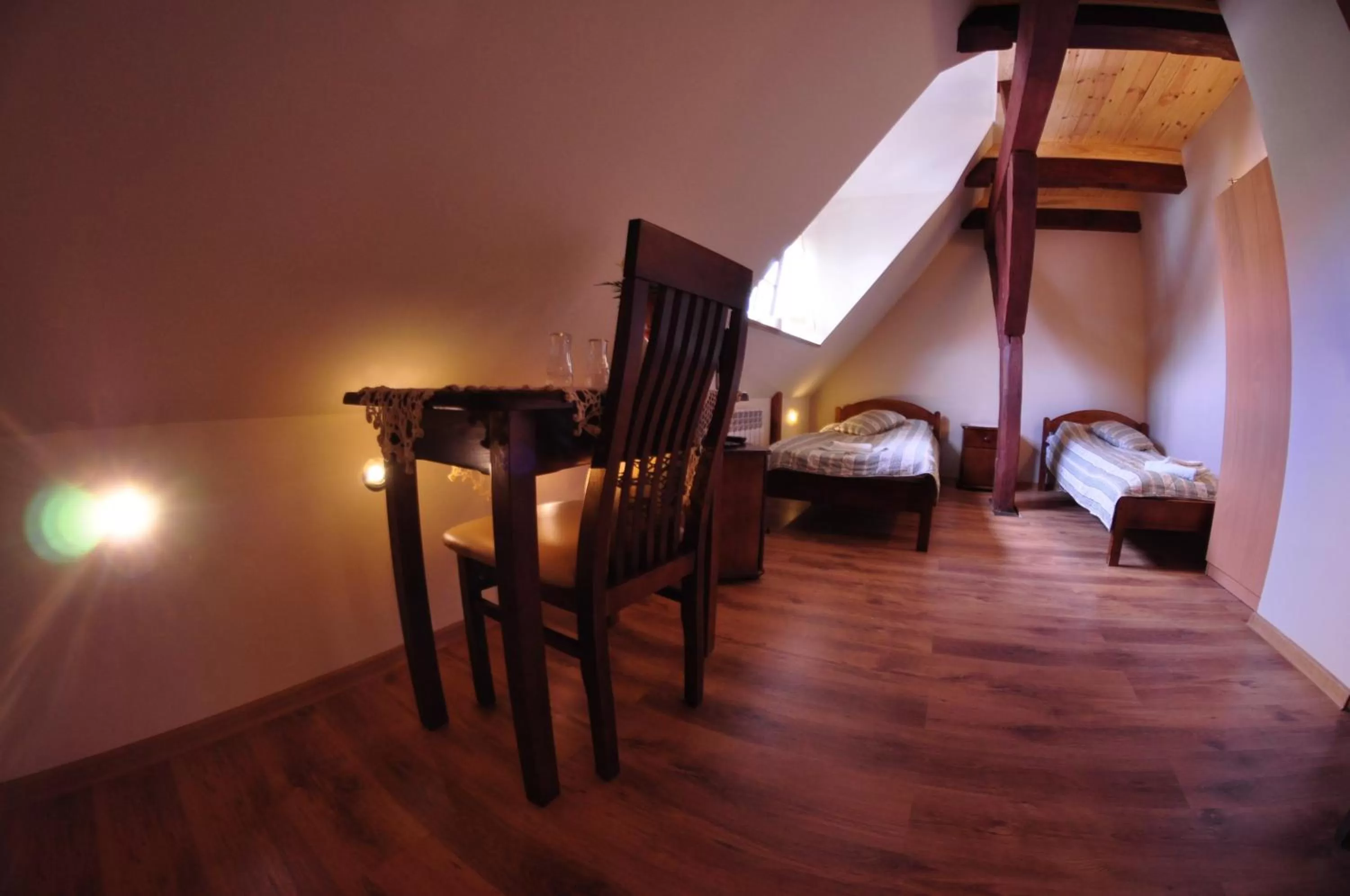 Bed in Stary Spichrz Kawiarnia & Noclegi