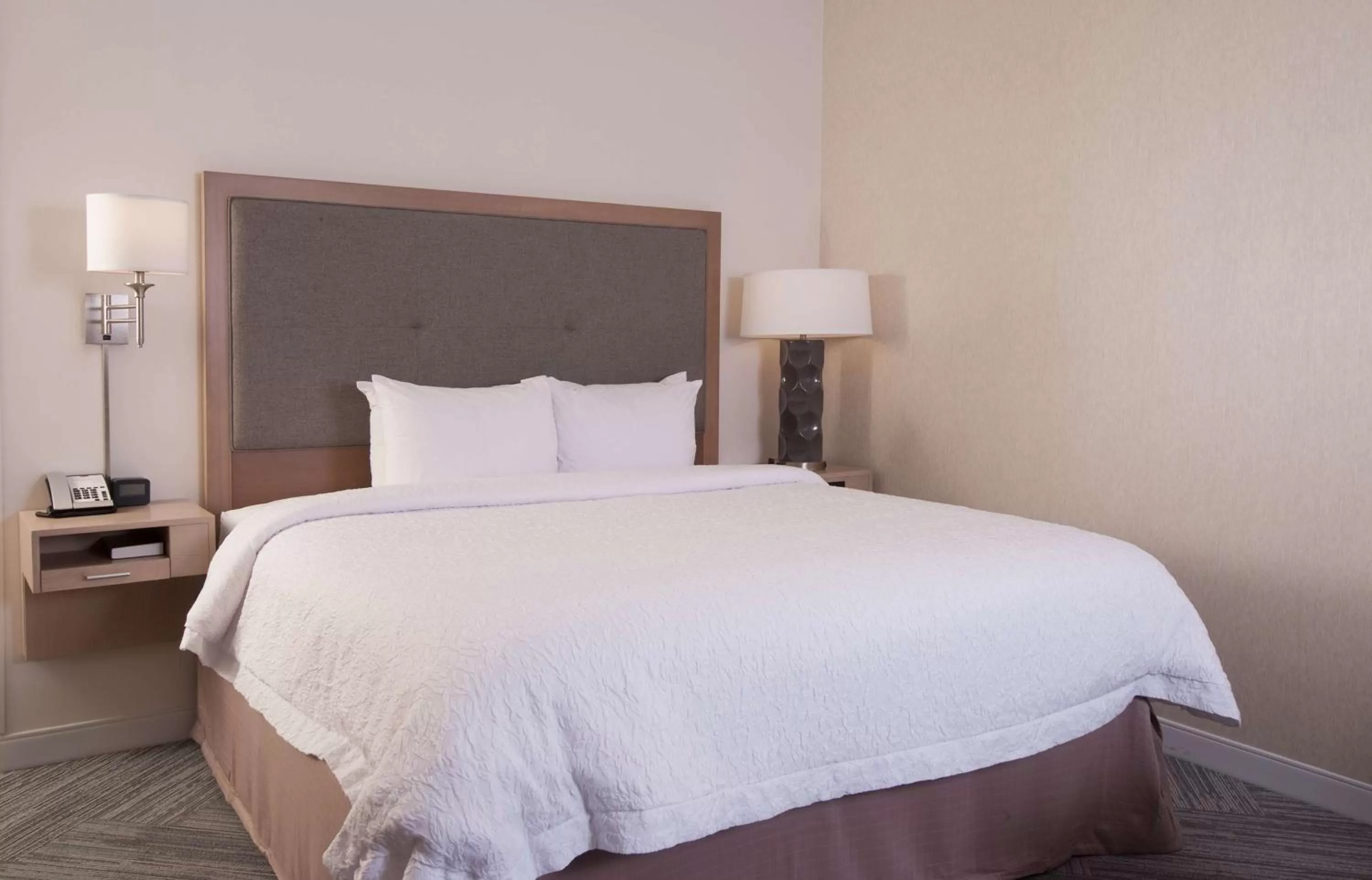 Bed in Hampton Inn & Suites by Hilton Augusta-Washington Rd