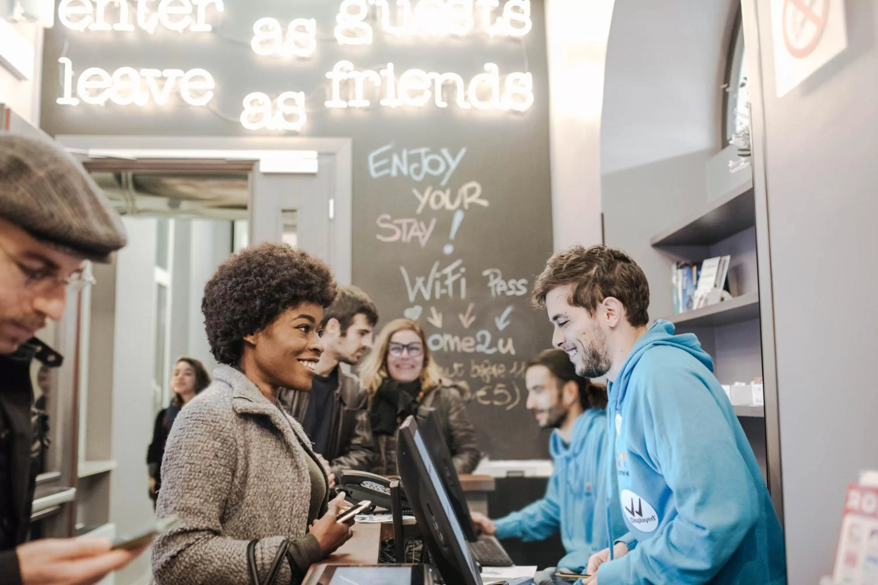 Lobby or reception in The RomeHello