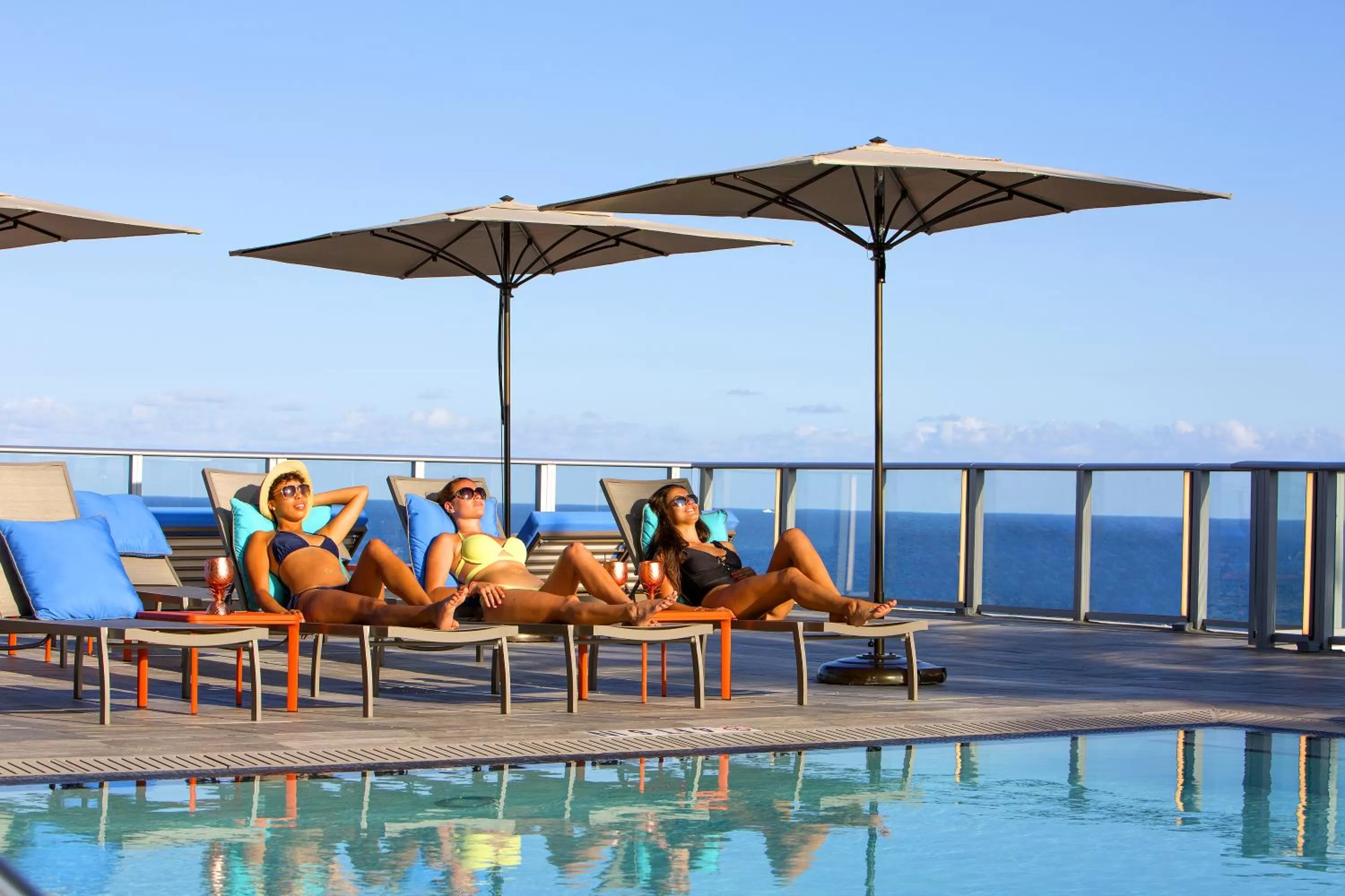 group of guests in Hyde Resort & Residences