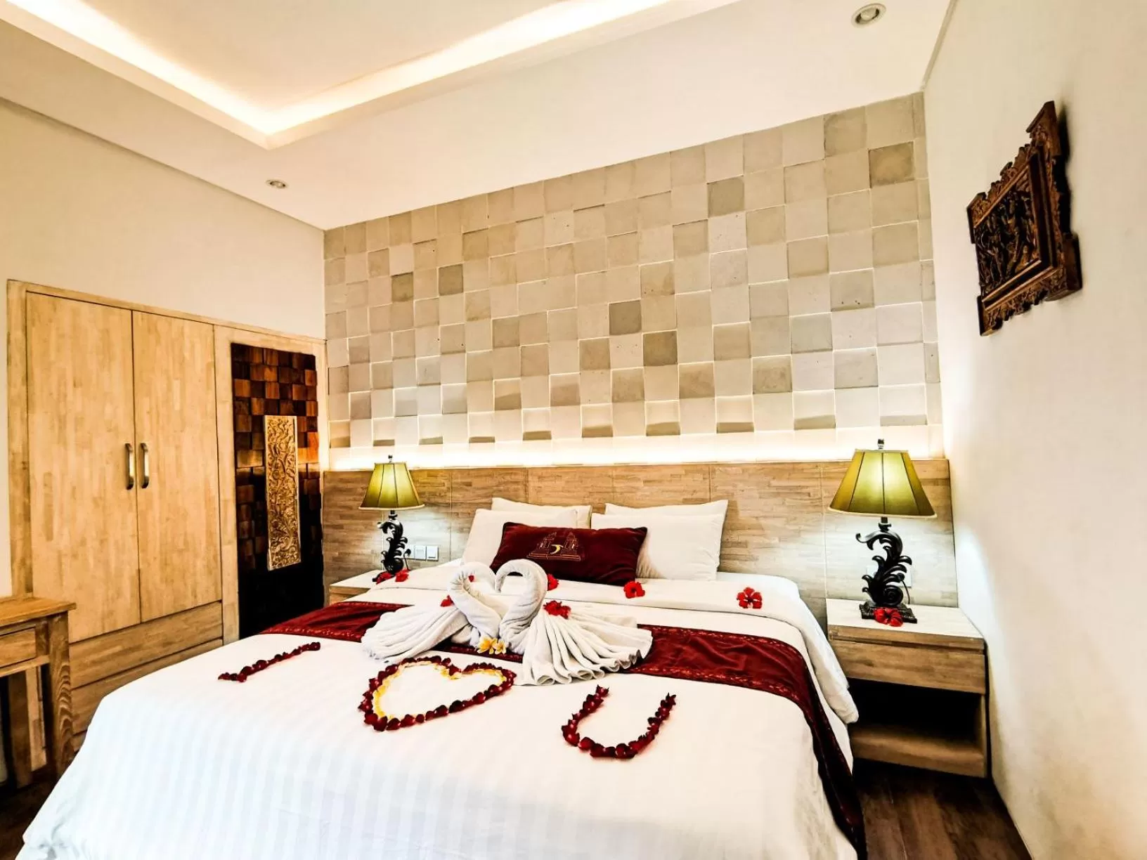 Bedroom, Bed in Kuta Puri Bungalows, Villas and Resort