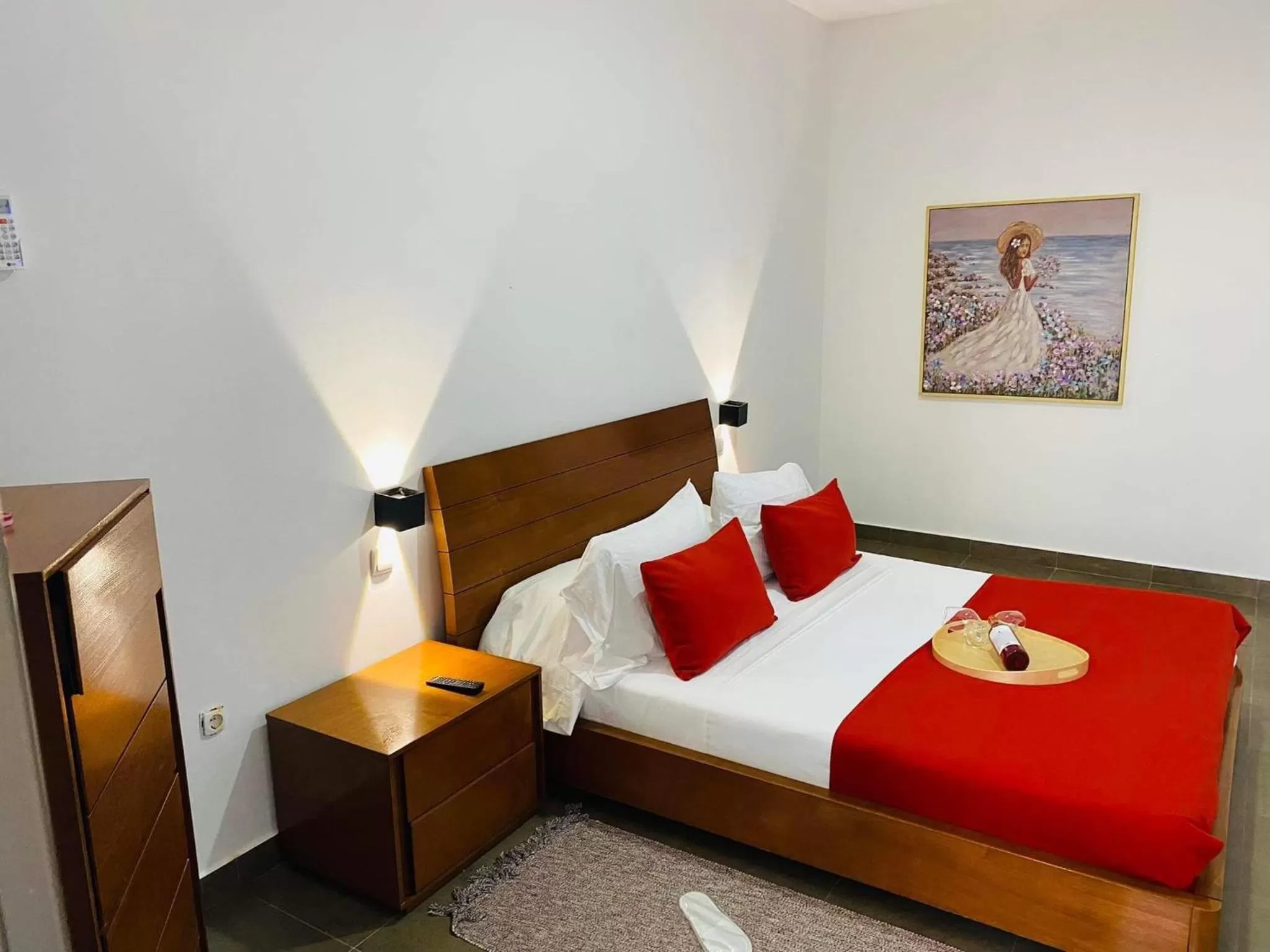 Bed in Fogo Boutique Hotel