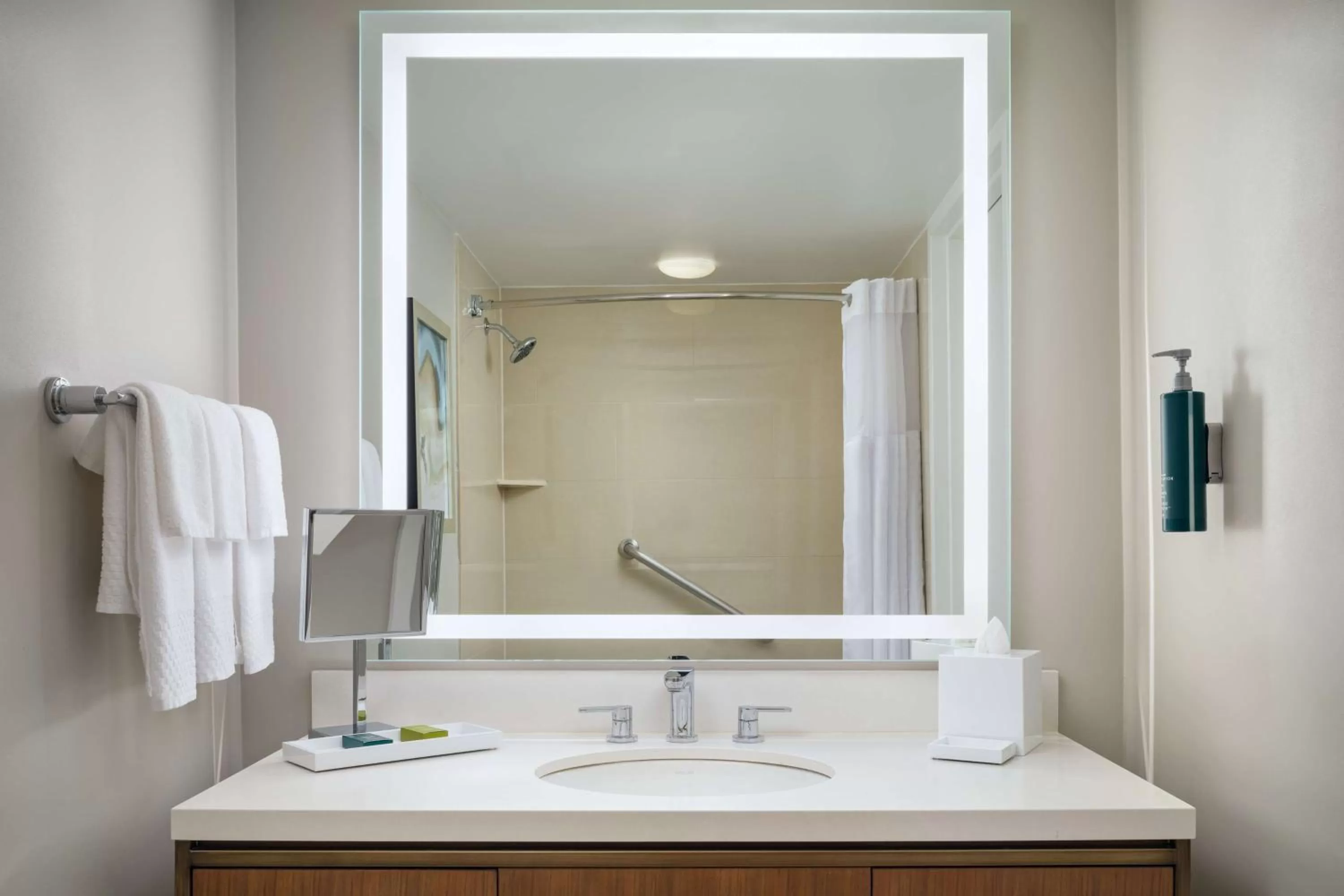 Bathroom in Hilton New Orleans Riverside