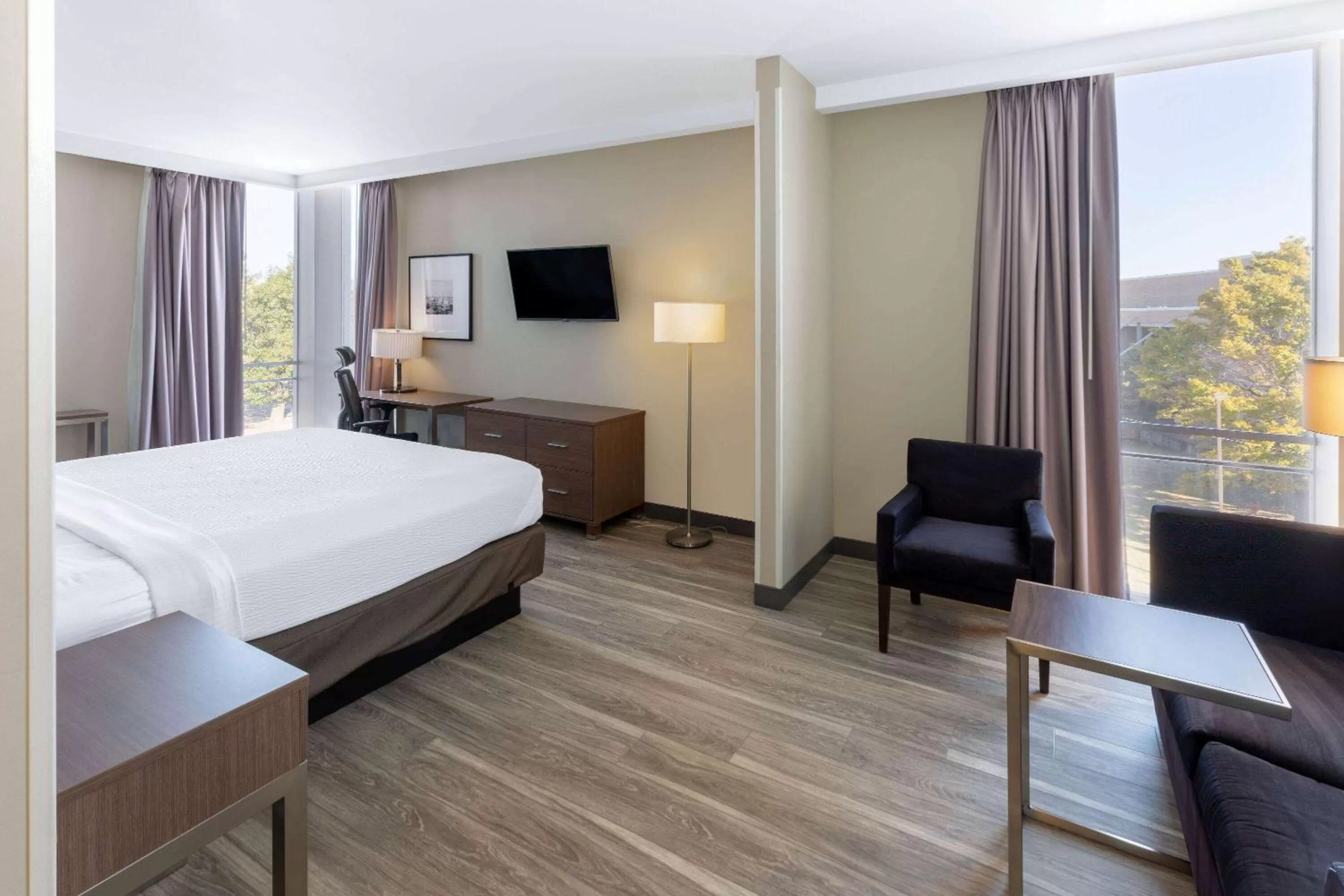 Photo of the whole room, Bed in La Quinta Inn & Suites by Wyndham Tulsa Downtown - Route 66