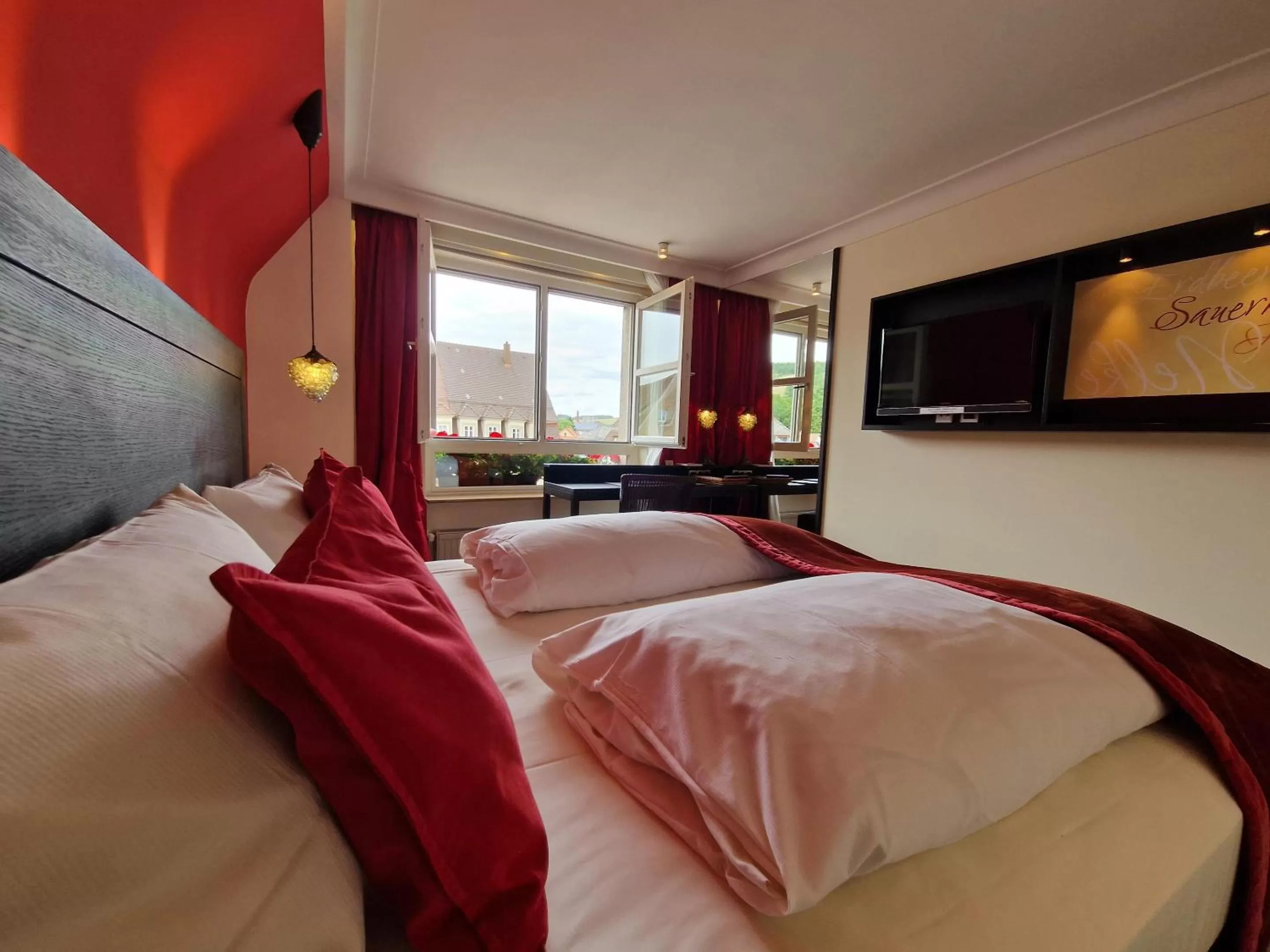 Bed in Laurentius Boutique-Hotel & Restaurant