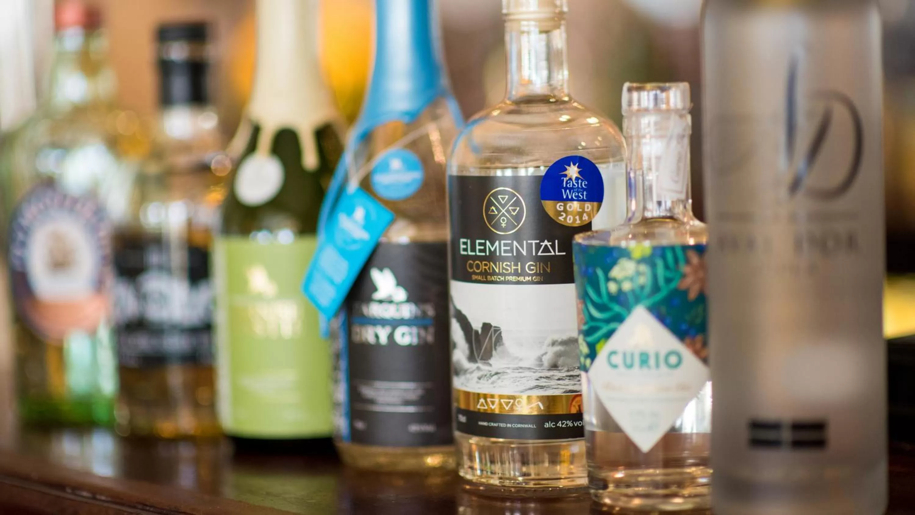 Alcoholic drinks in The Carlyon Bay Hotel and Spa