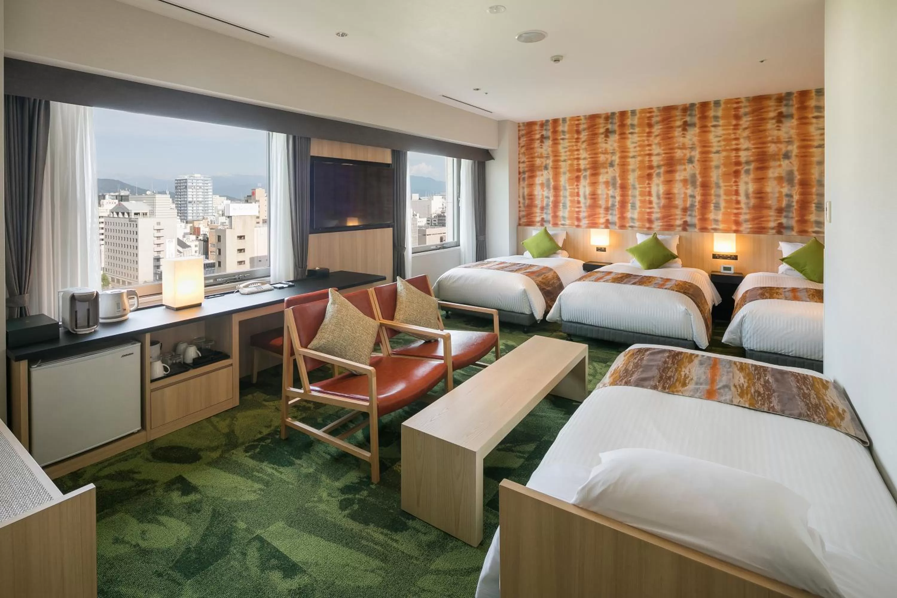 Photo of the whole room, Bed in HOTEL MYSTAYS Matsuyama