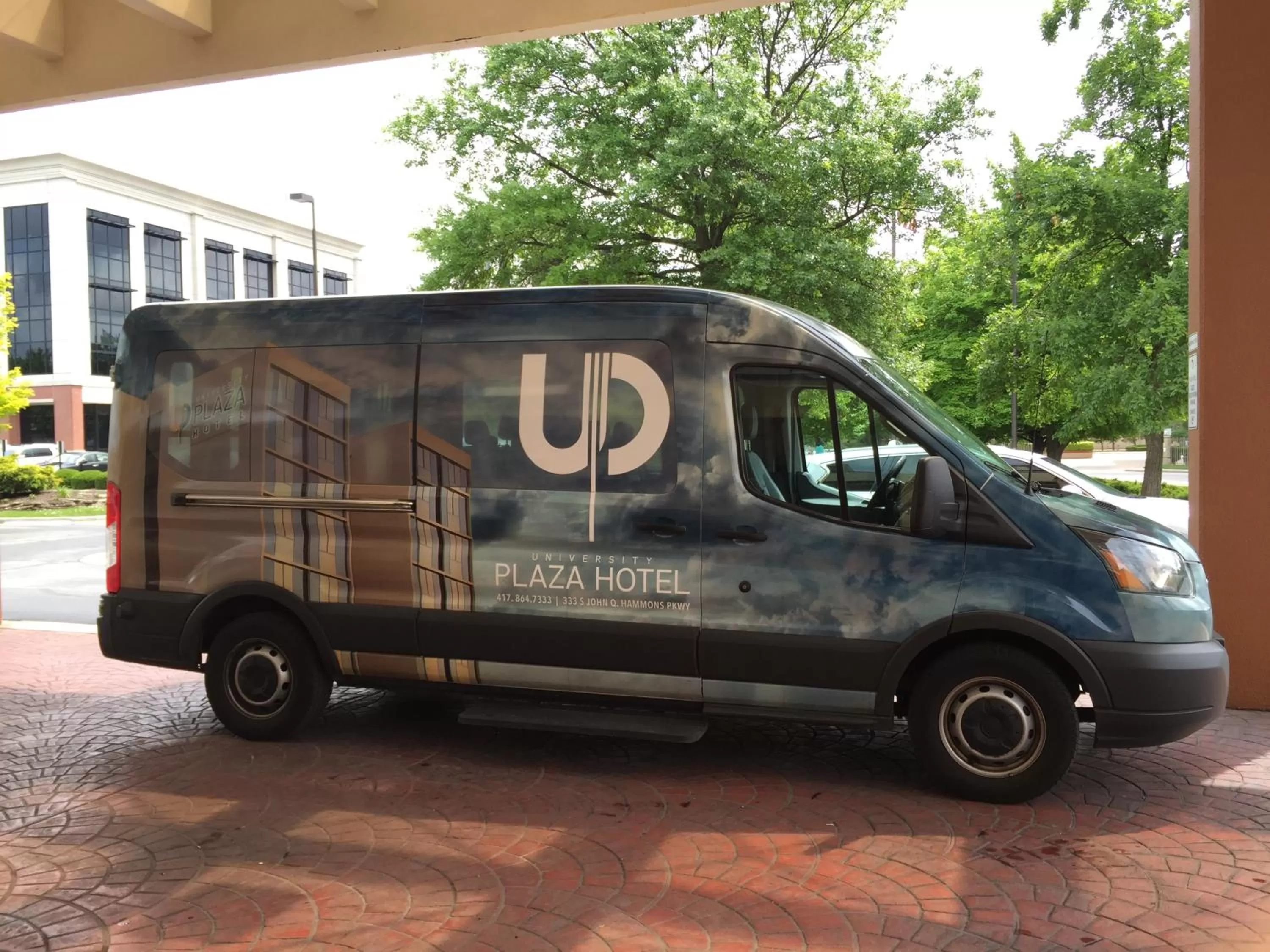 Property logo or sign in University Plaza Hotel