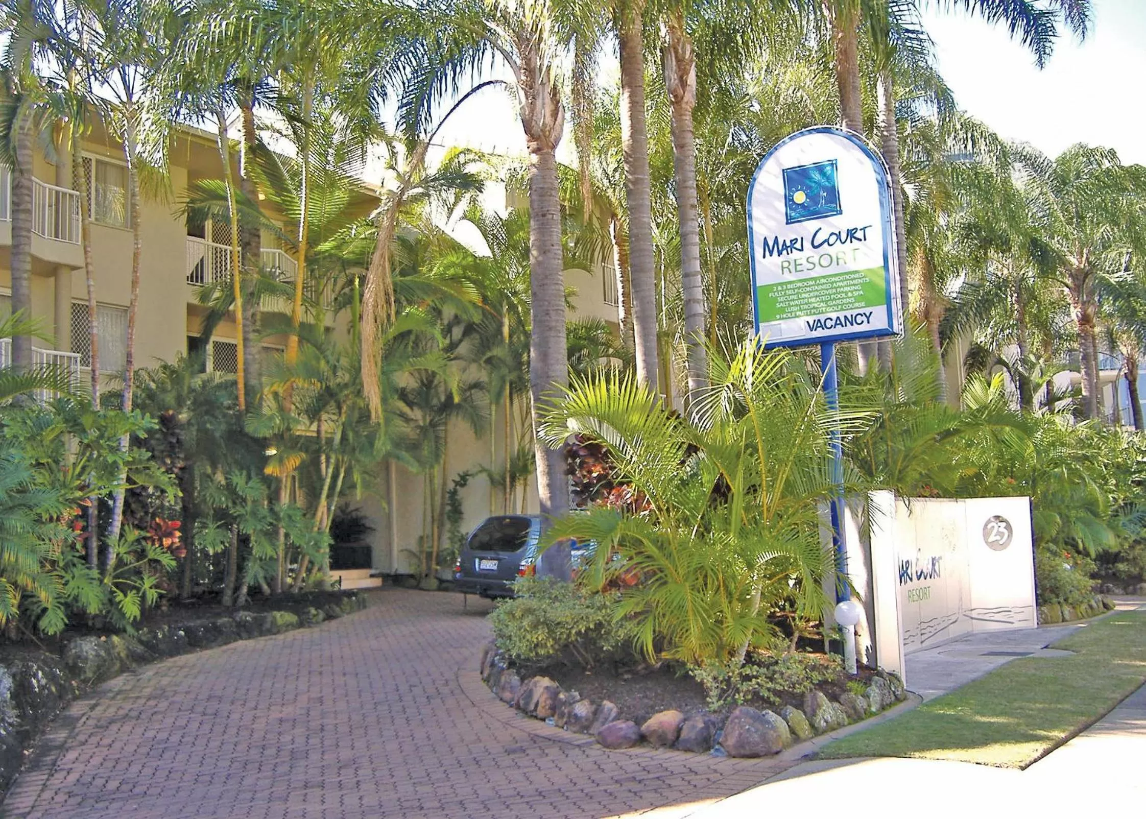 Property logo or sign in Mari Court Resort