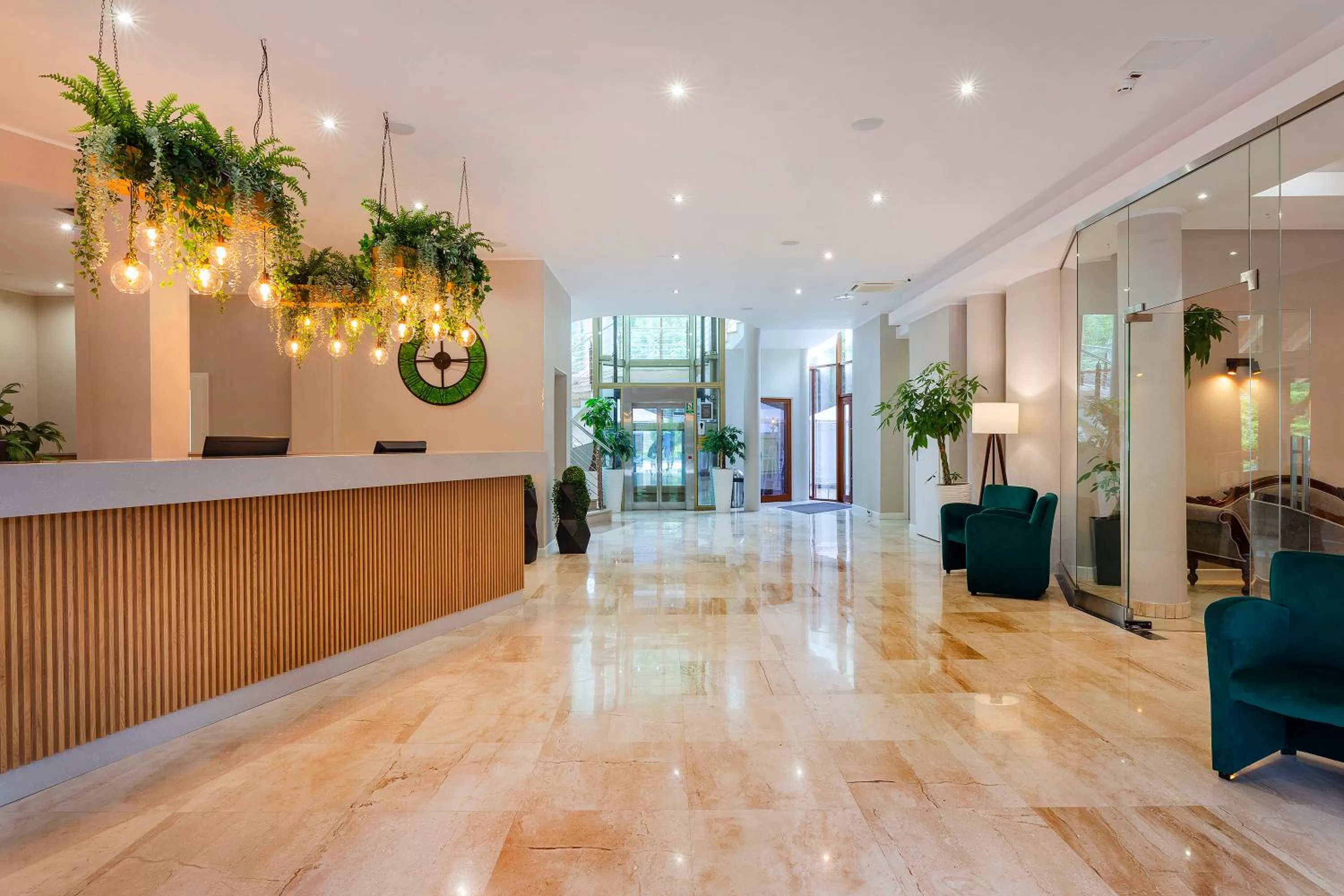 Lobby or reception in Hotel Verde Montana Wellness & Spa