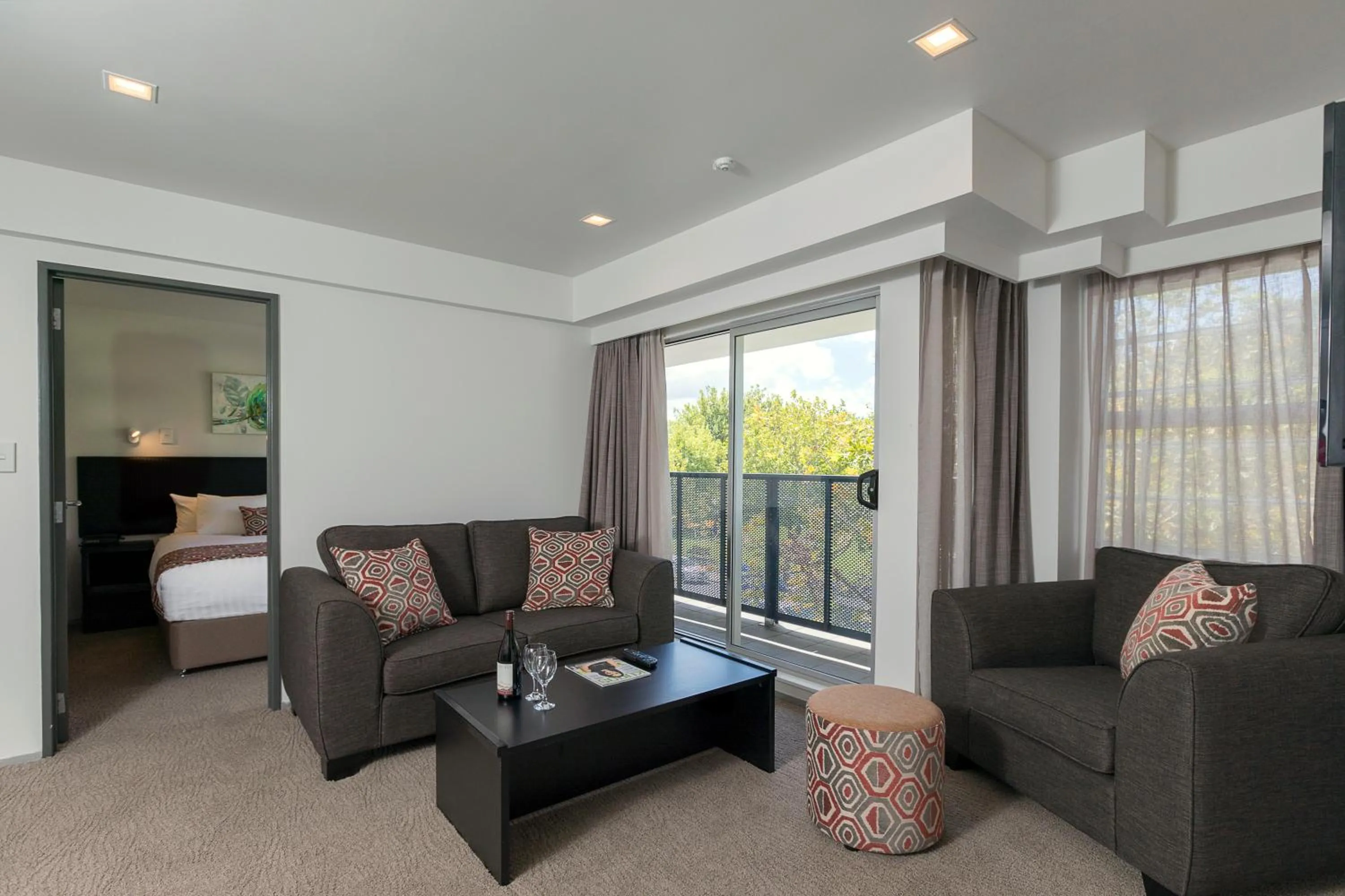 Bed in Quest Ponsonby Serviced Apartments