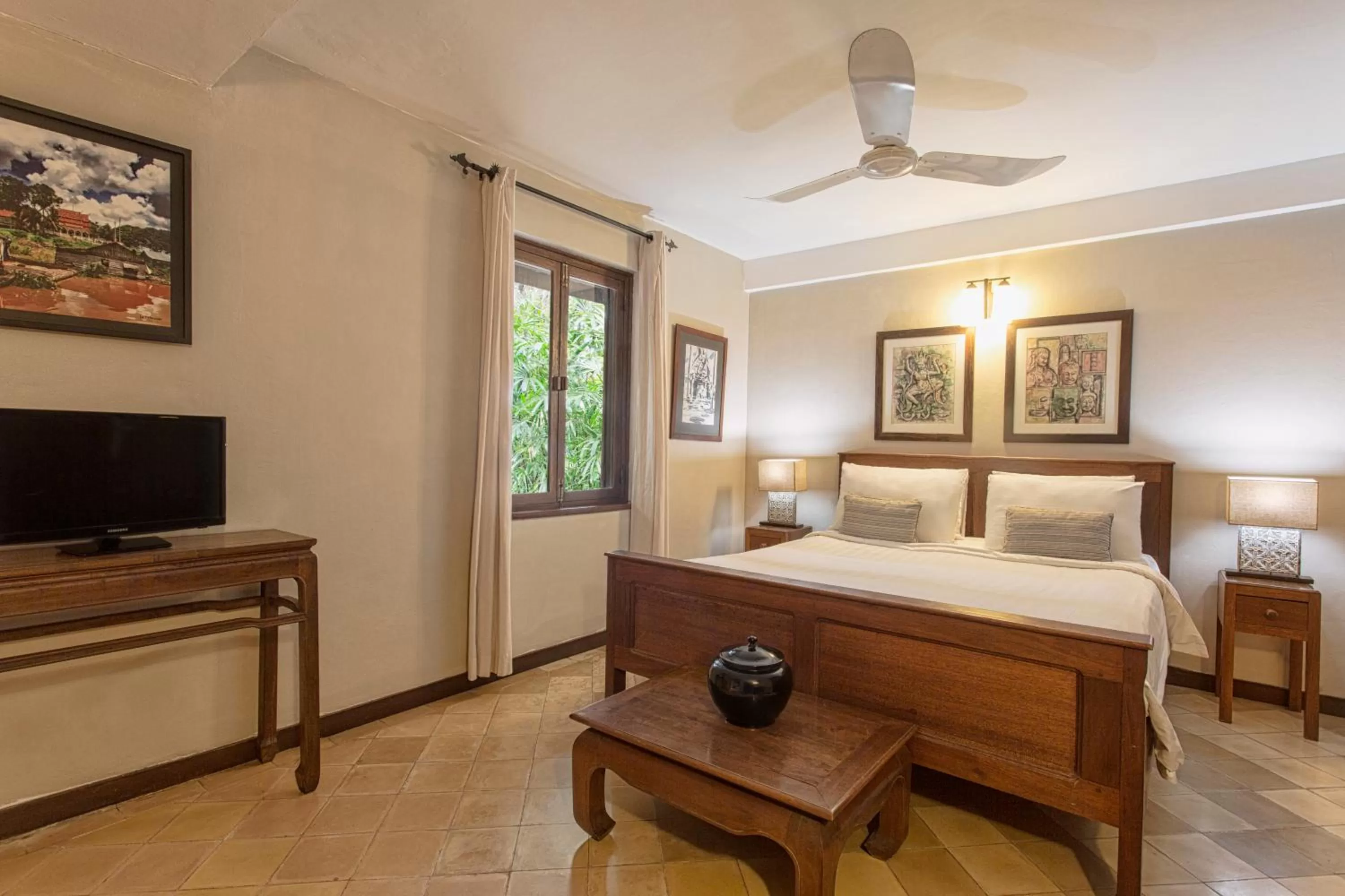 Bedroom, Bed in La Palmeraie D'angkor