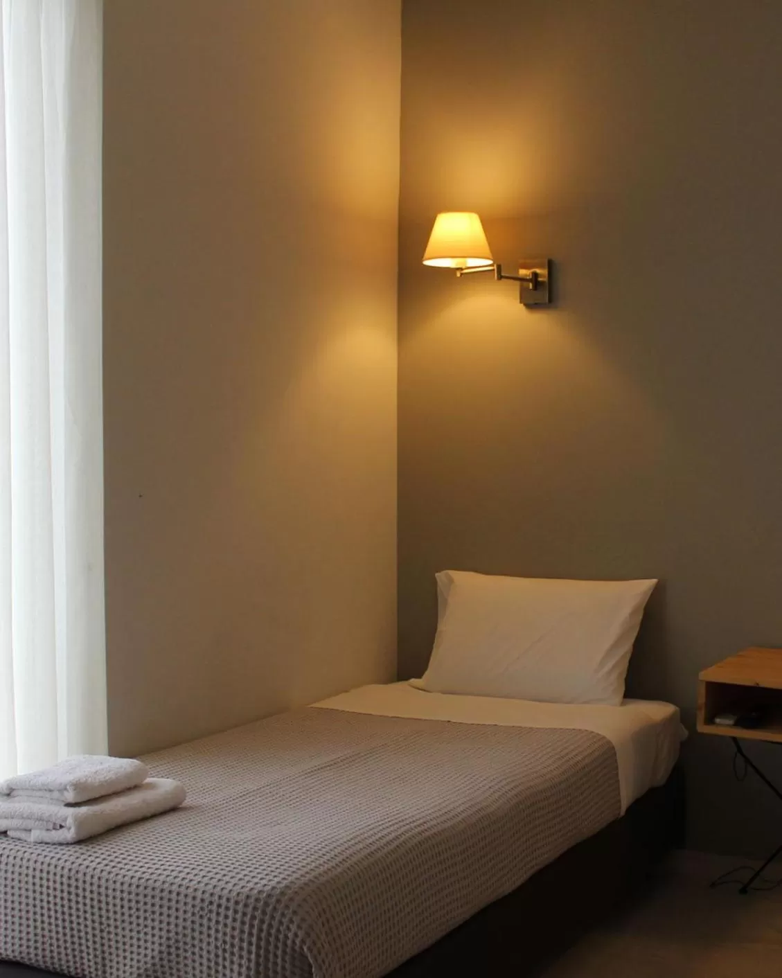 Bed in Messini Hotel