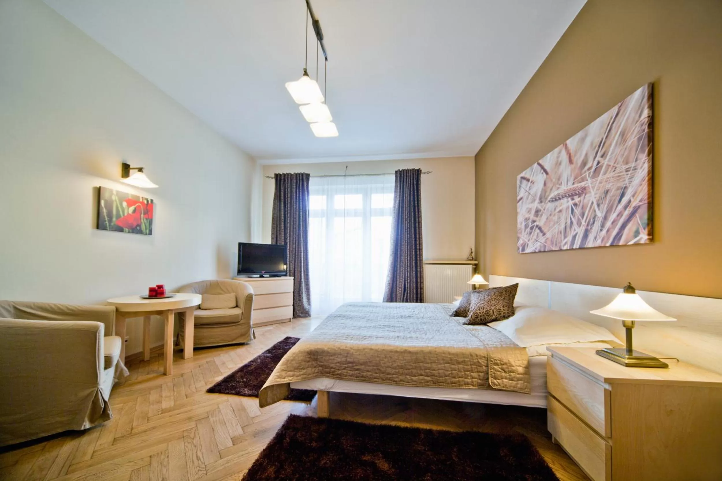 Photo of the whole room, Bed in 4Seasons﻿ Apartments Cracow