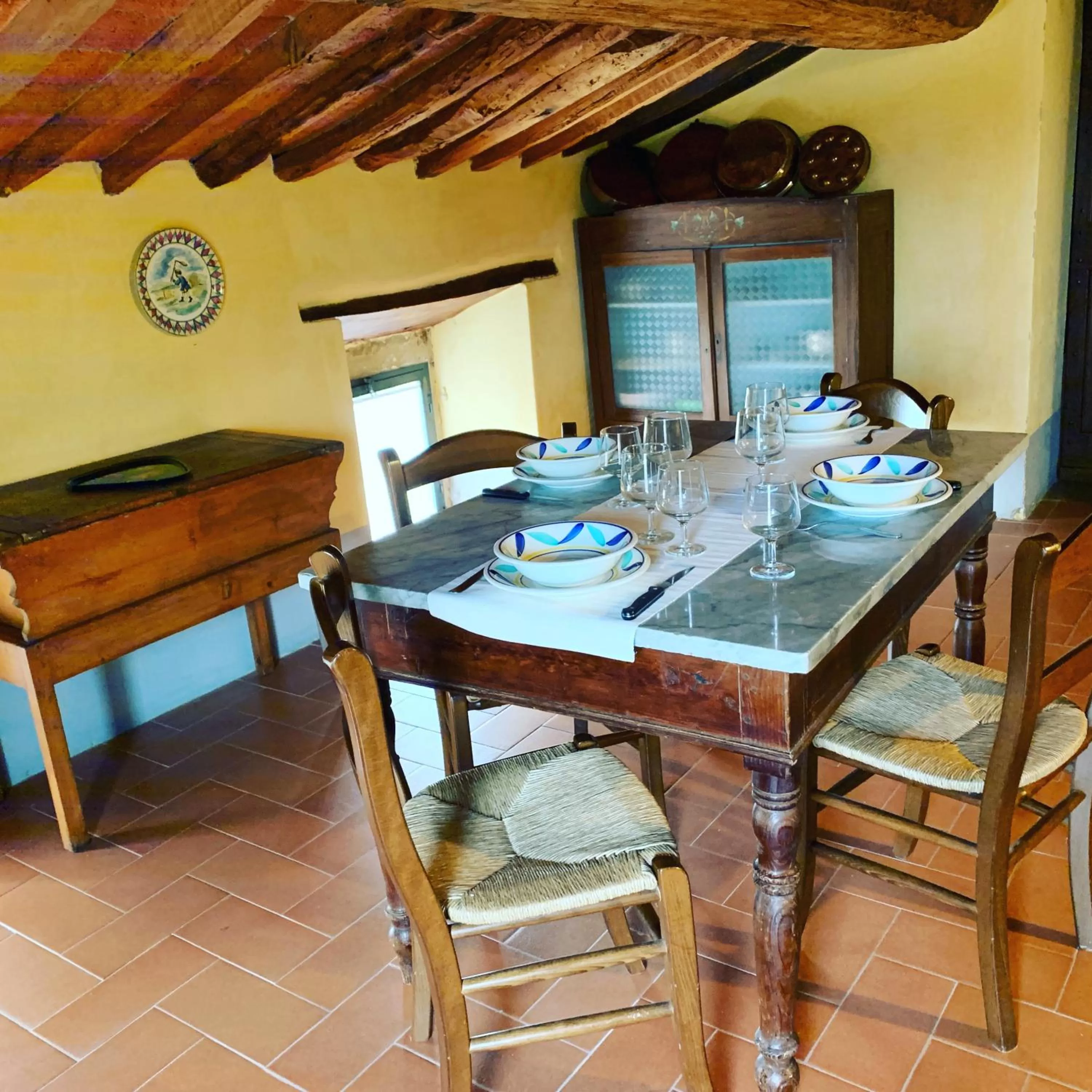 Kitchen or kitchenette in Locanda di Santantimo