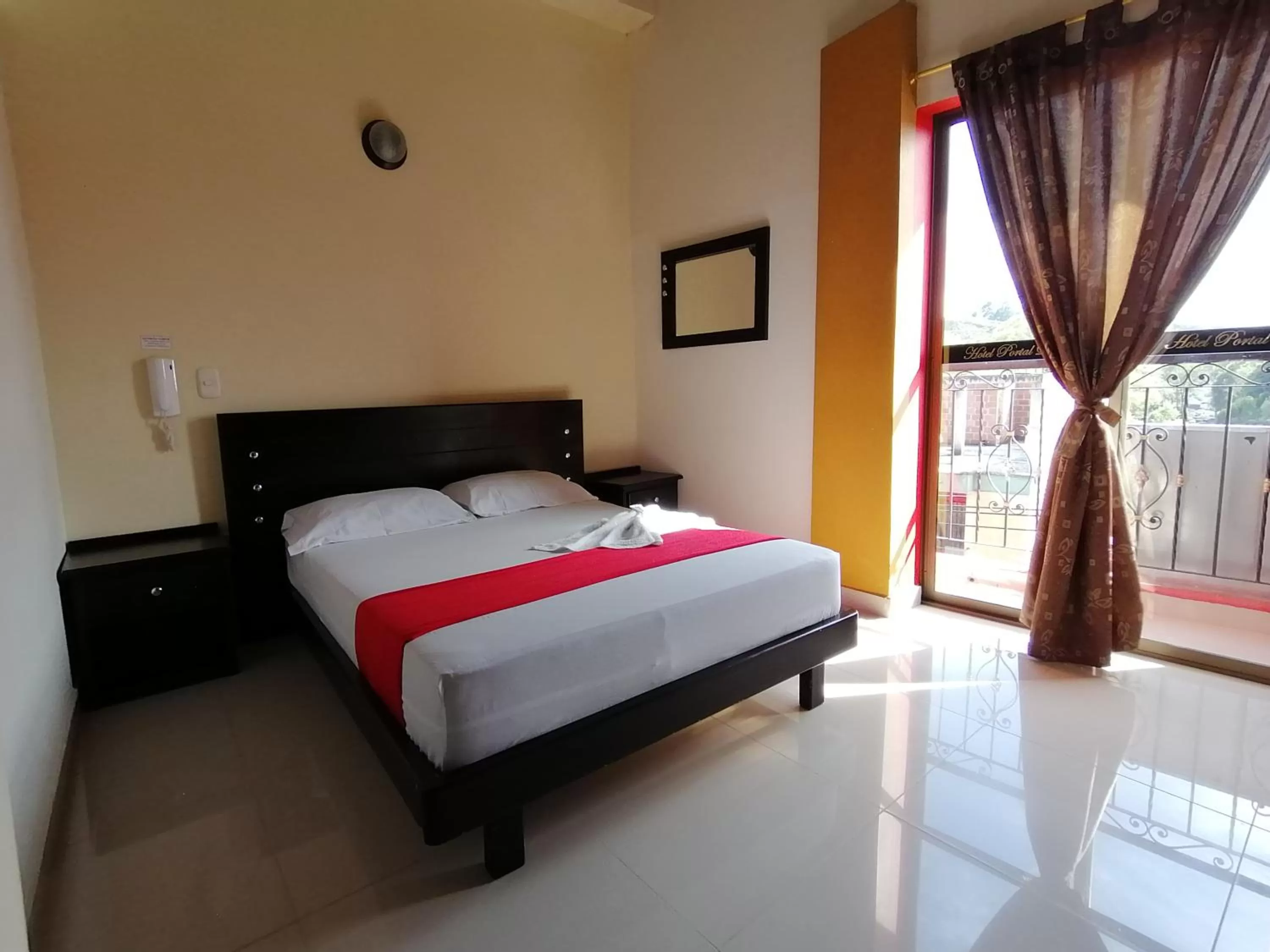 Bed in Hotel Portal Dorado