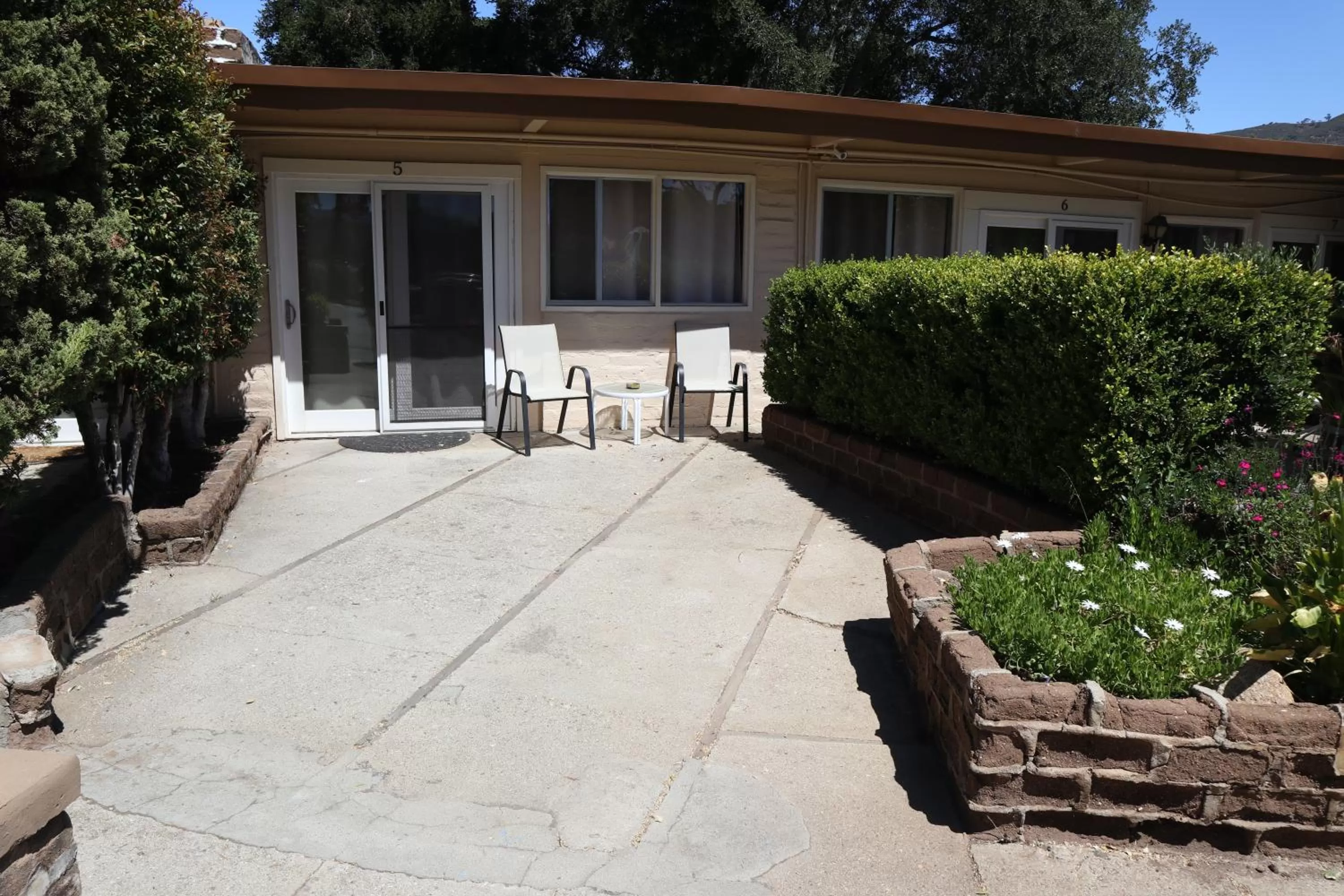 Patio in Little European Lodge