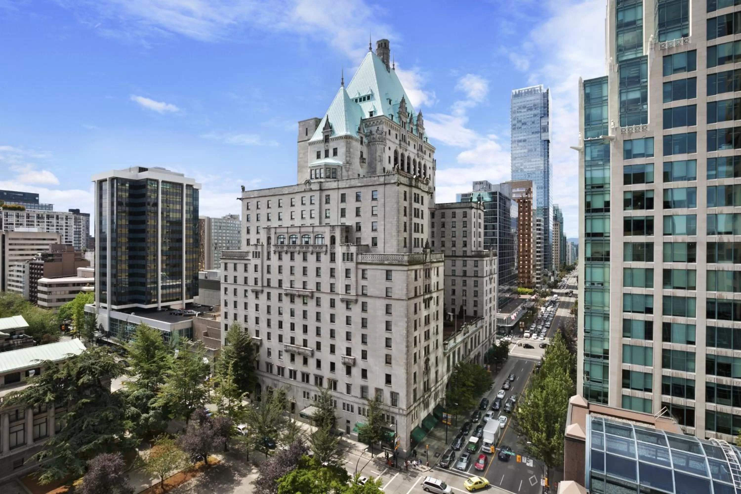 Property building in Fairmont Hotel Vancouver