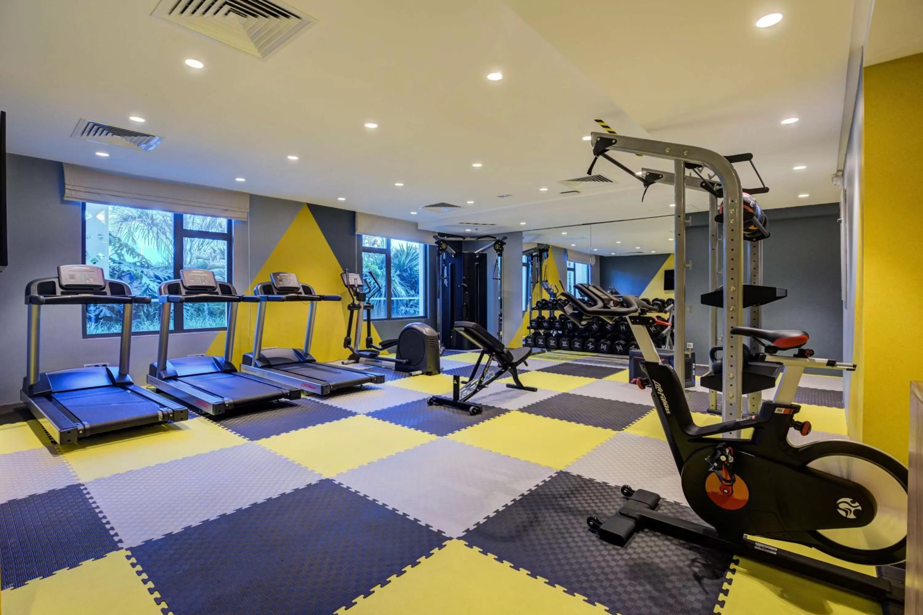 Fitness centre/facilities in Hilton Garden Inn Casablanca Sud