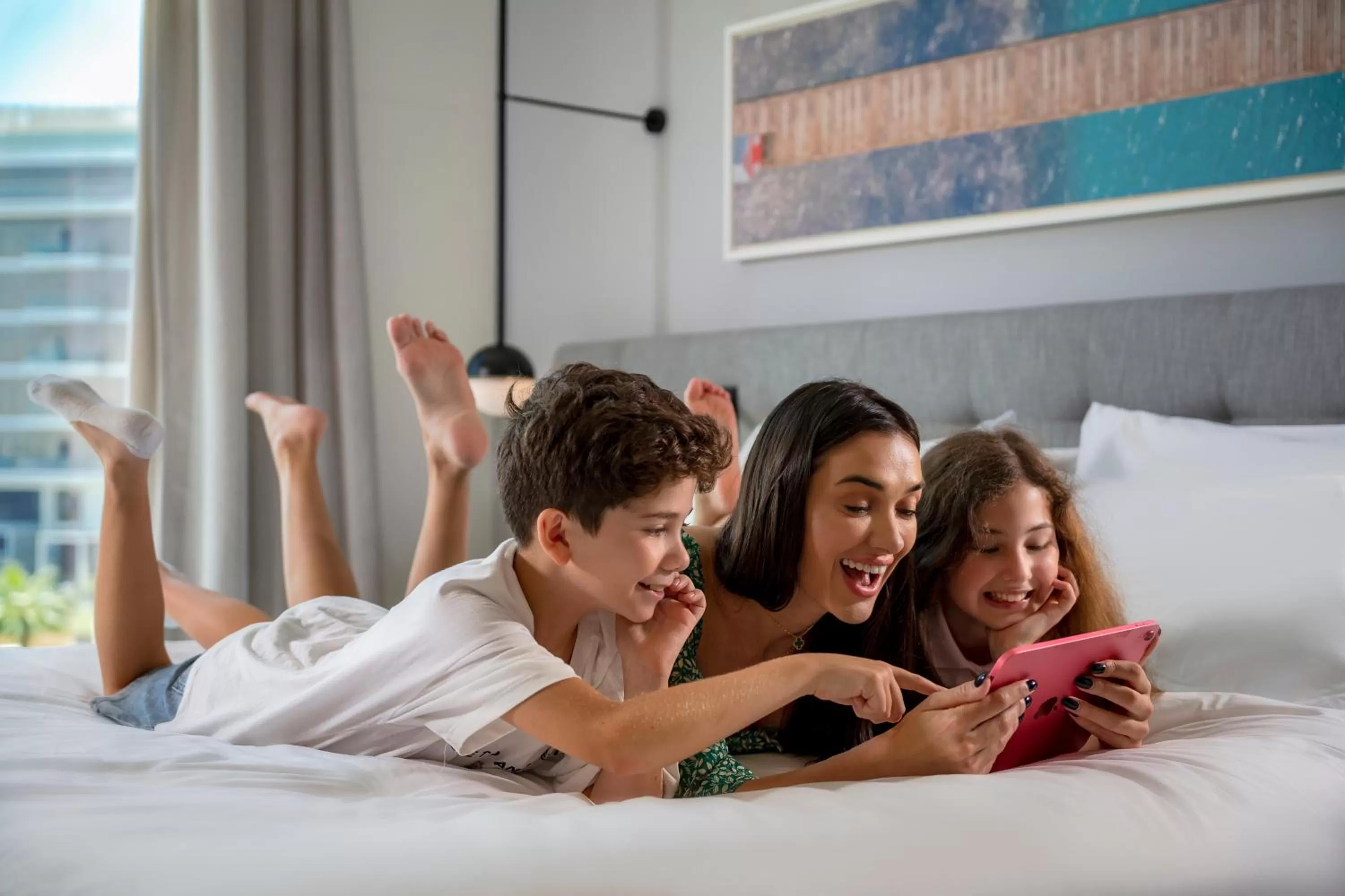 Bedroom, Bed in Th8 Palm Dubai Beach Resort Vignette Collection, an IHG hotel