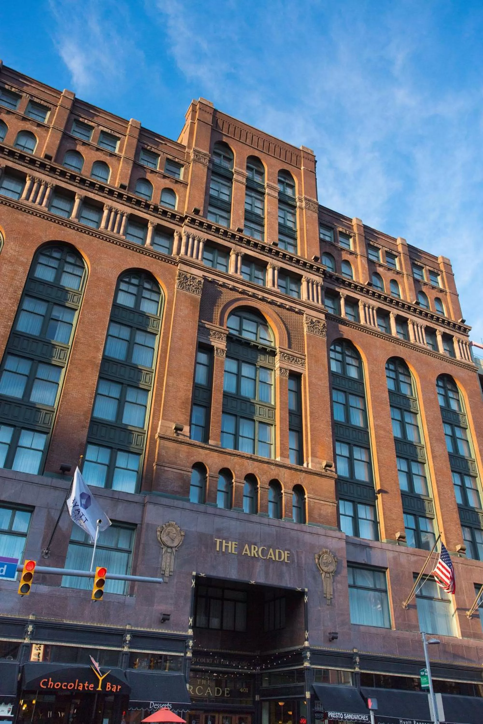 Property building in Hyatt Regency Cleveland at The Arcade