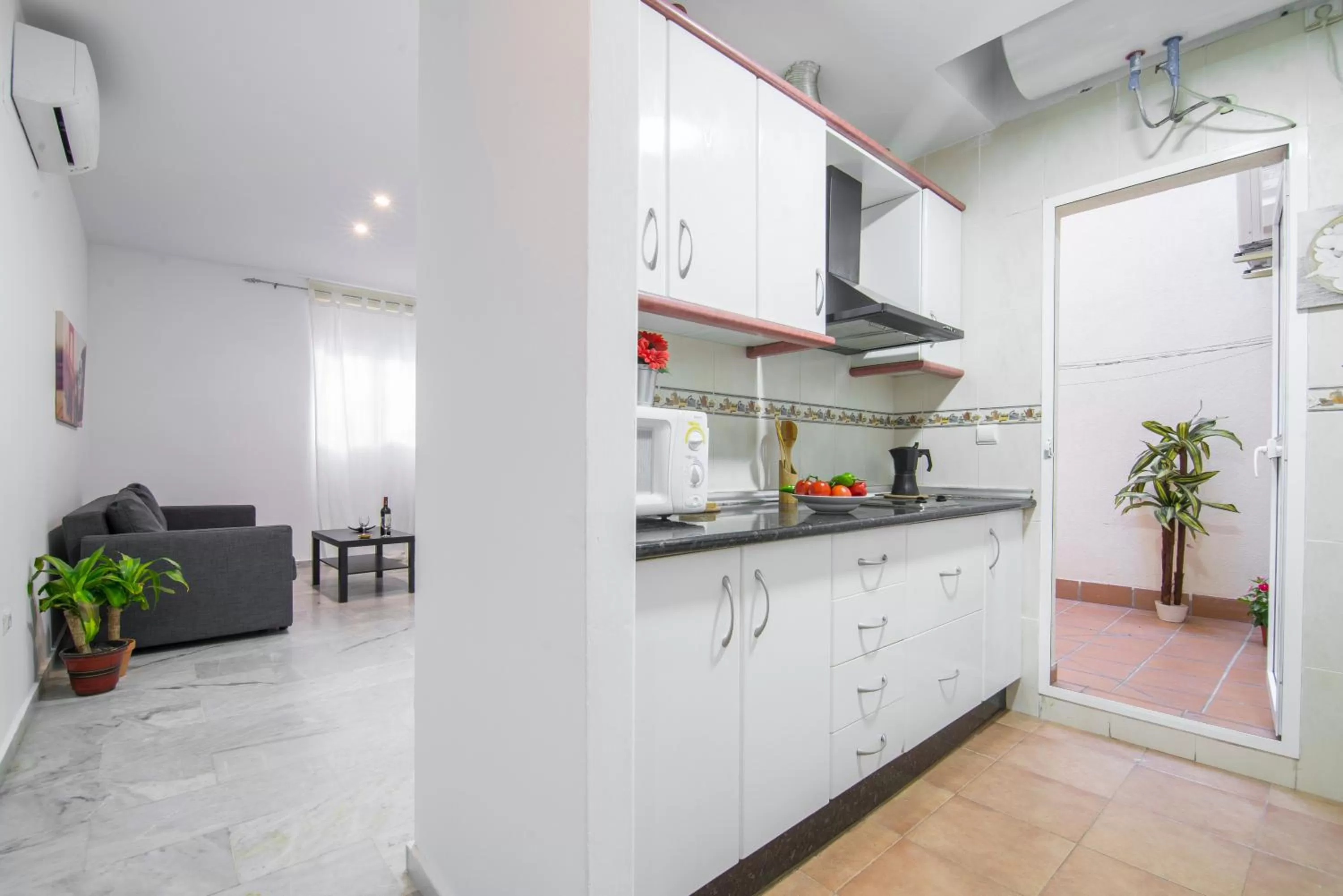 Kitchen or kitchenette in Apartamentos Granata