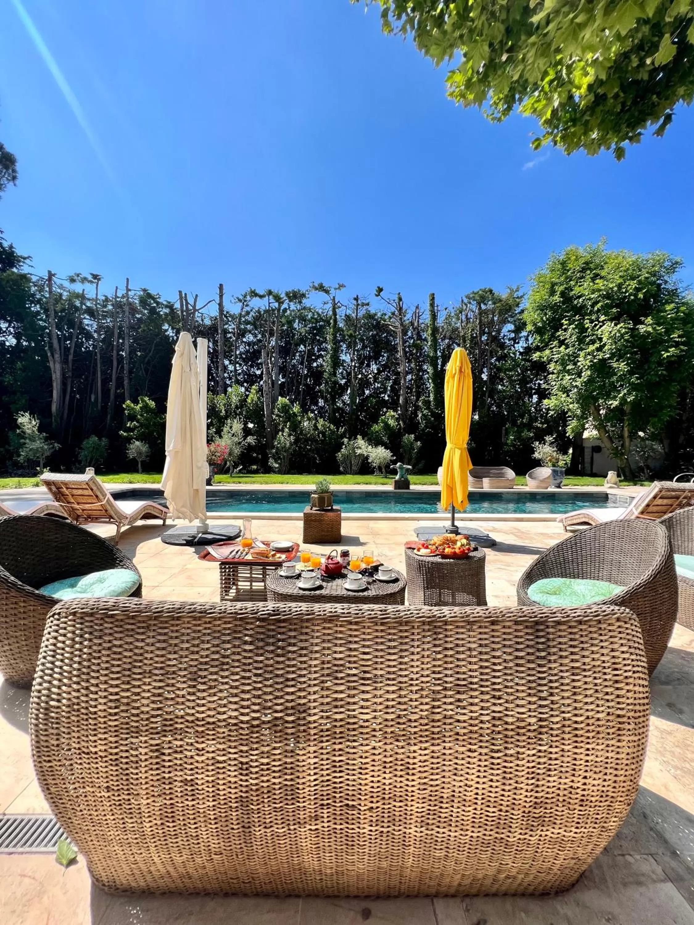 Patio, Swimming Pool in Villa Pauline