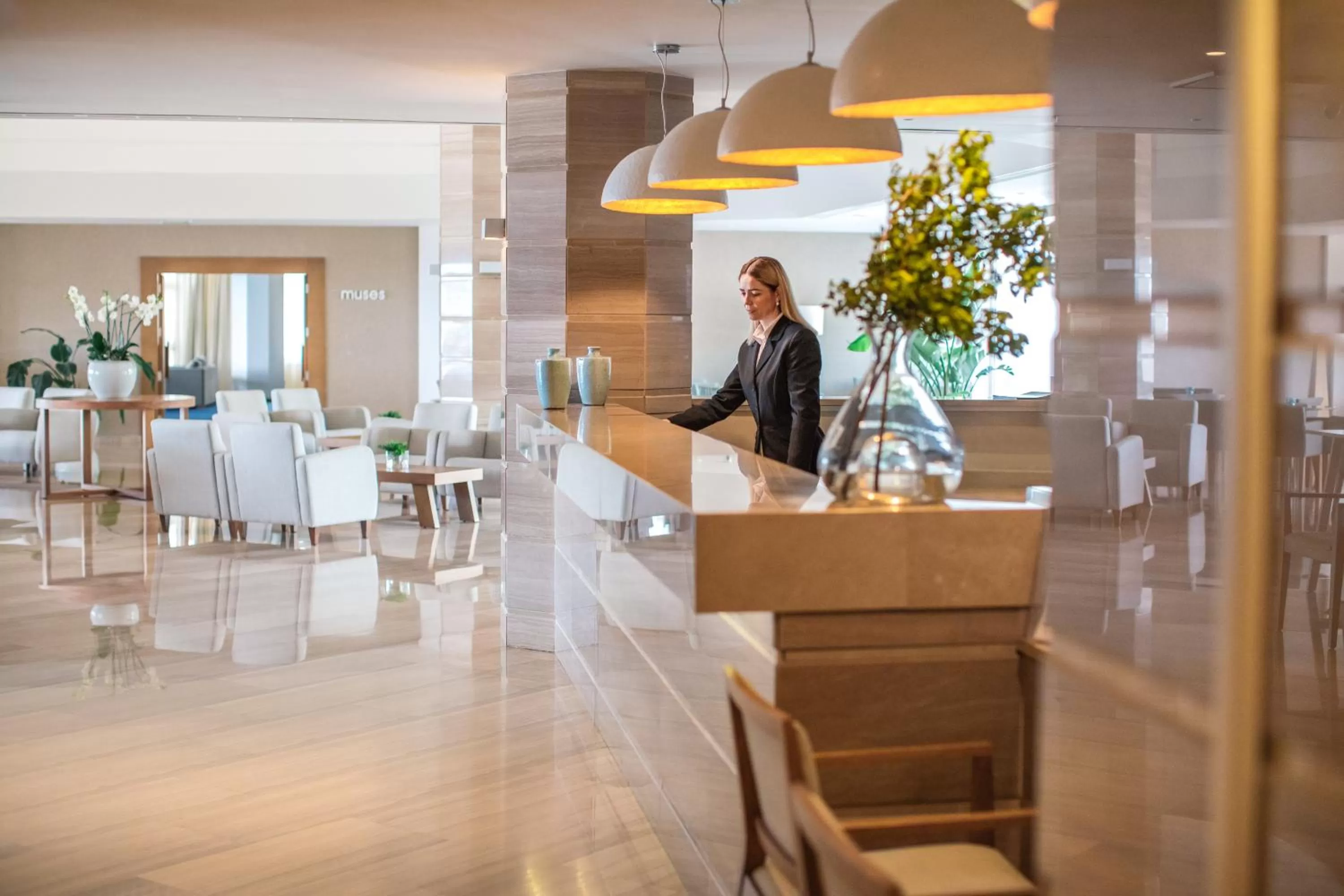 Staff in Alion Beach Hotel