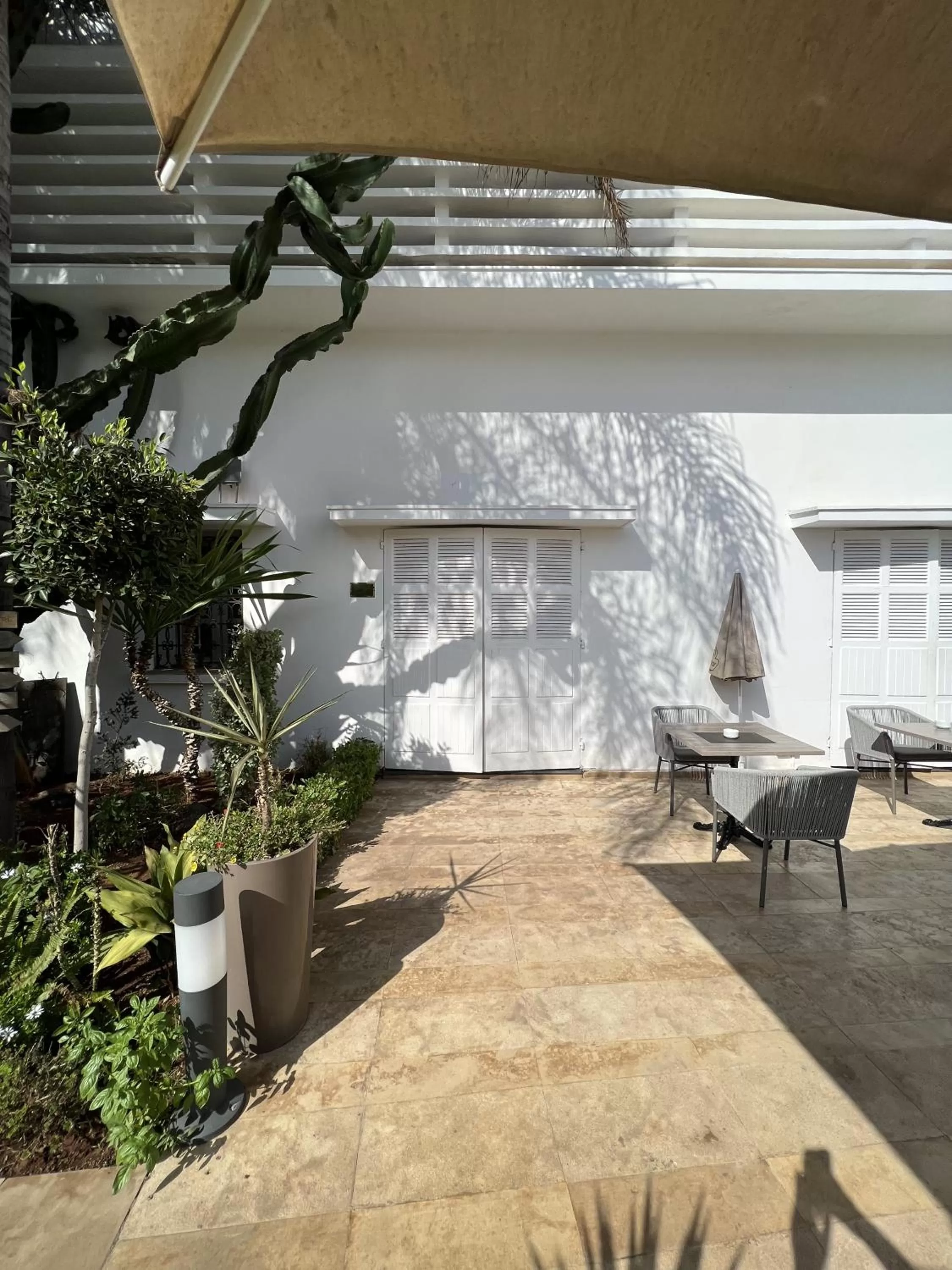 Garden view in Le Sphinx Boutique Hôtel