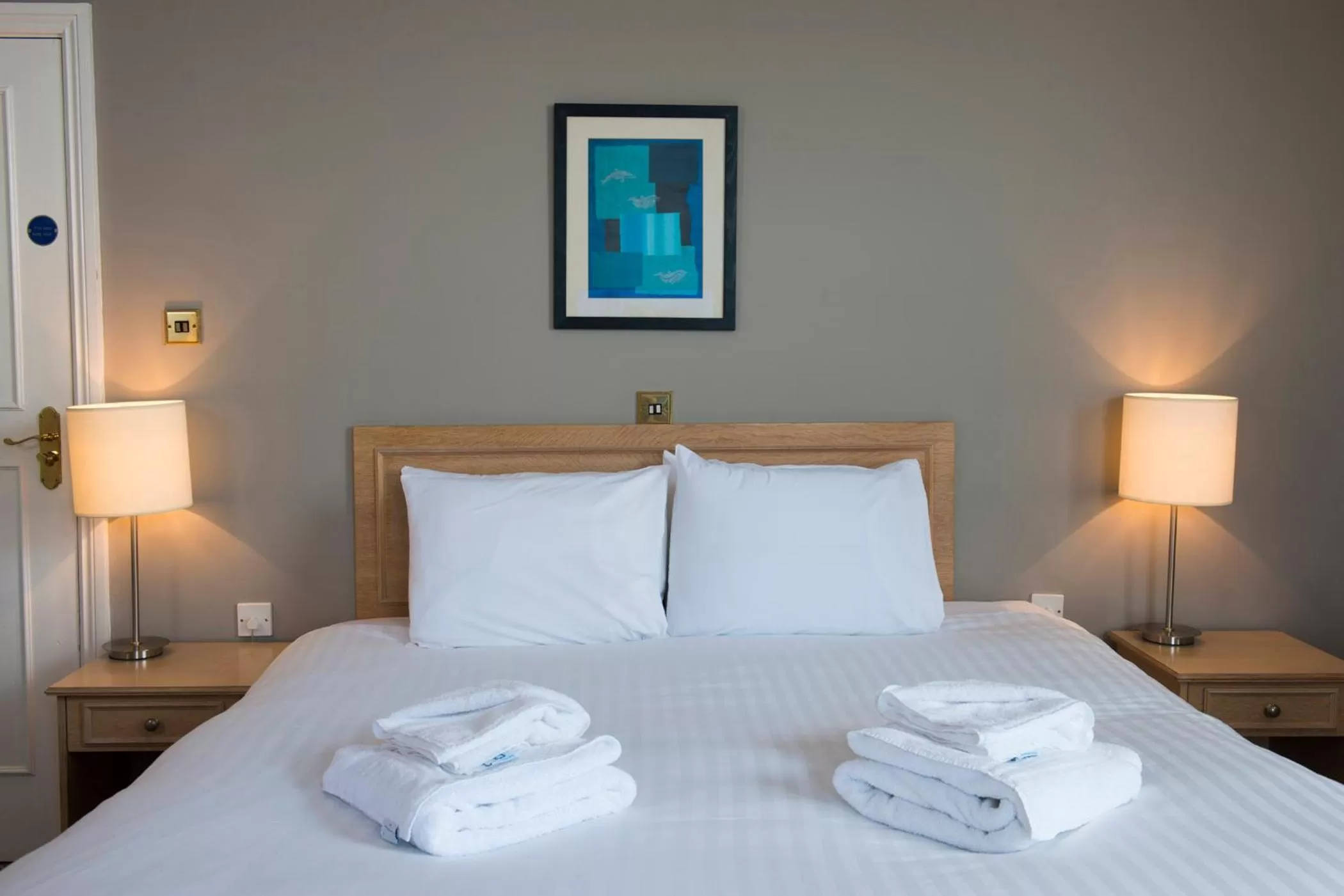 Bedroom, Bed in Old Colonial, Weston-Super-Mare by Marston's Inns