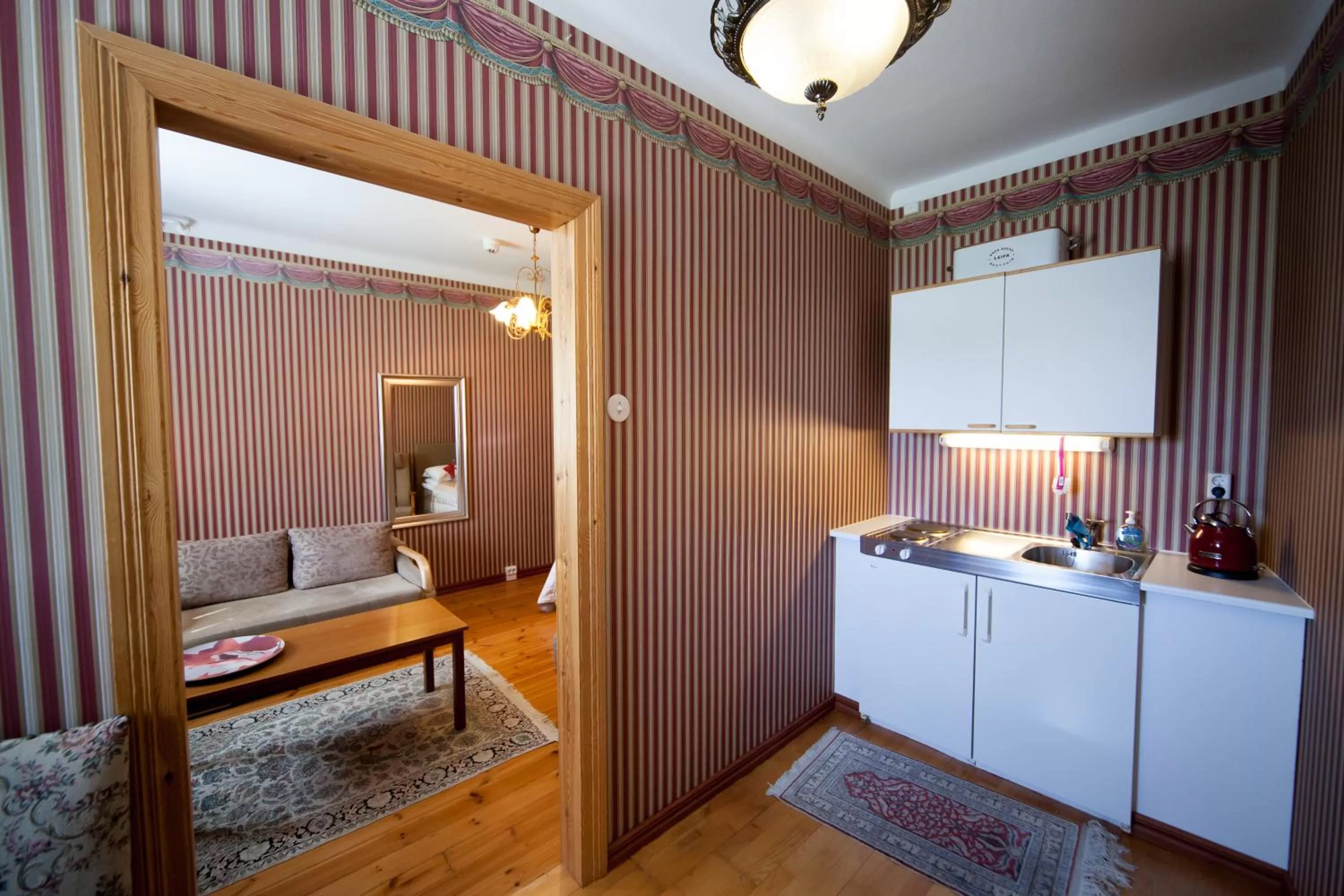 Kitchen or kitchenette in Hotel Hospitz