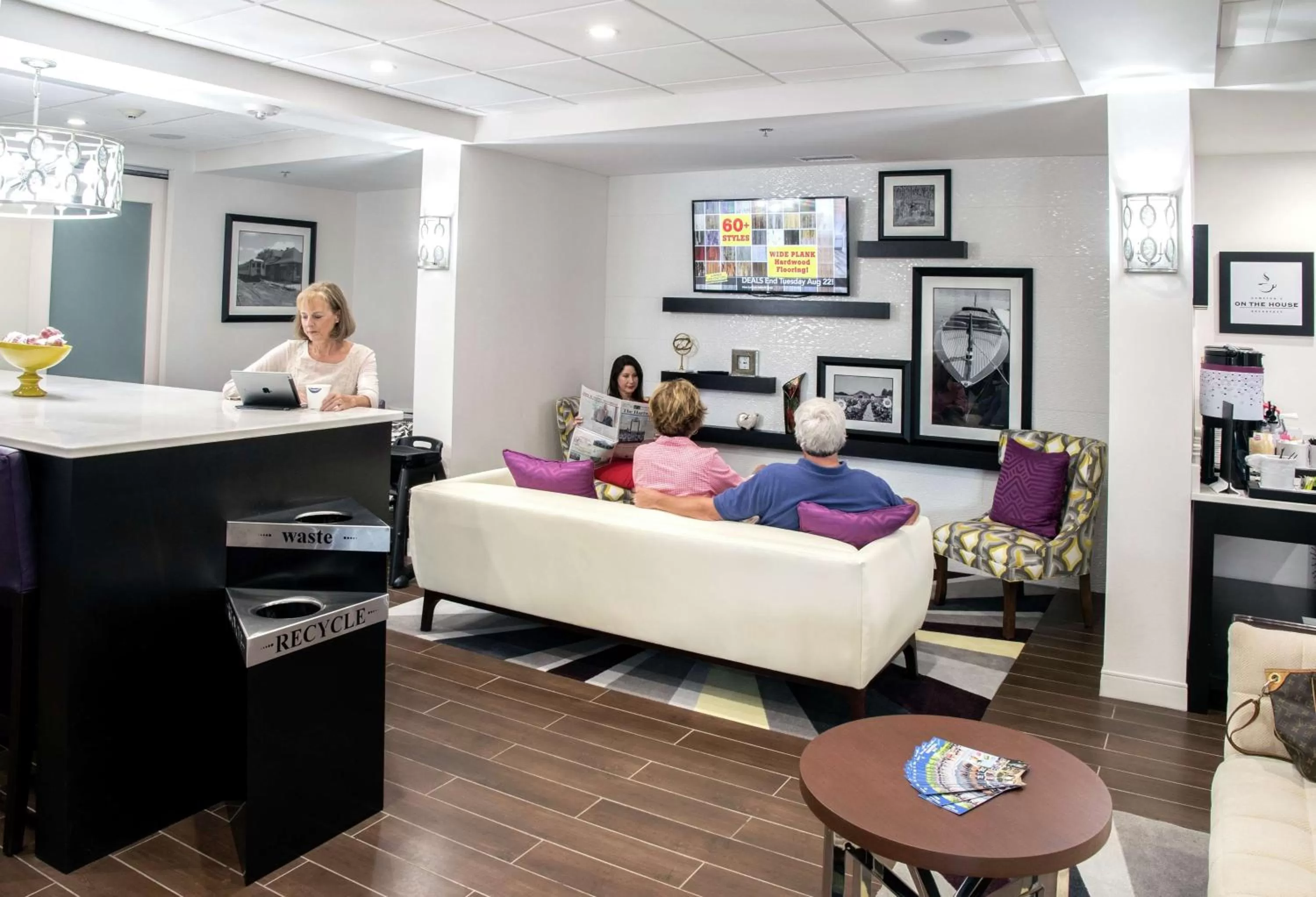 Lobby or reception in Hampton Inn Hartwell Ga