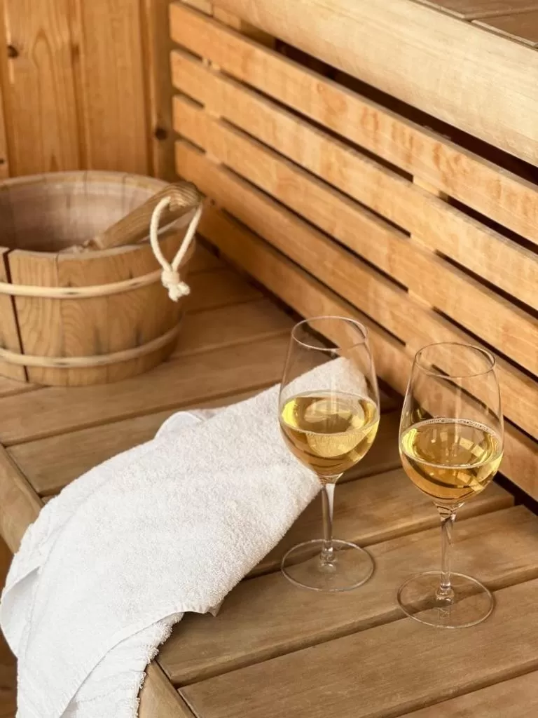 Sauna in Langhoff & Juul Boutique Hotel og Restaurant