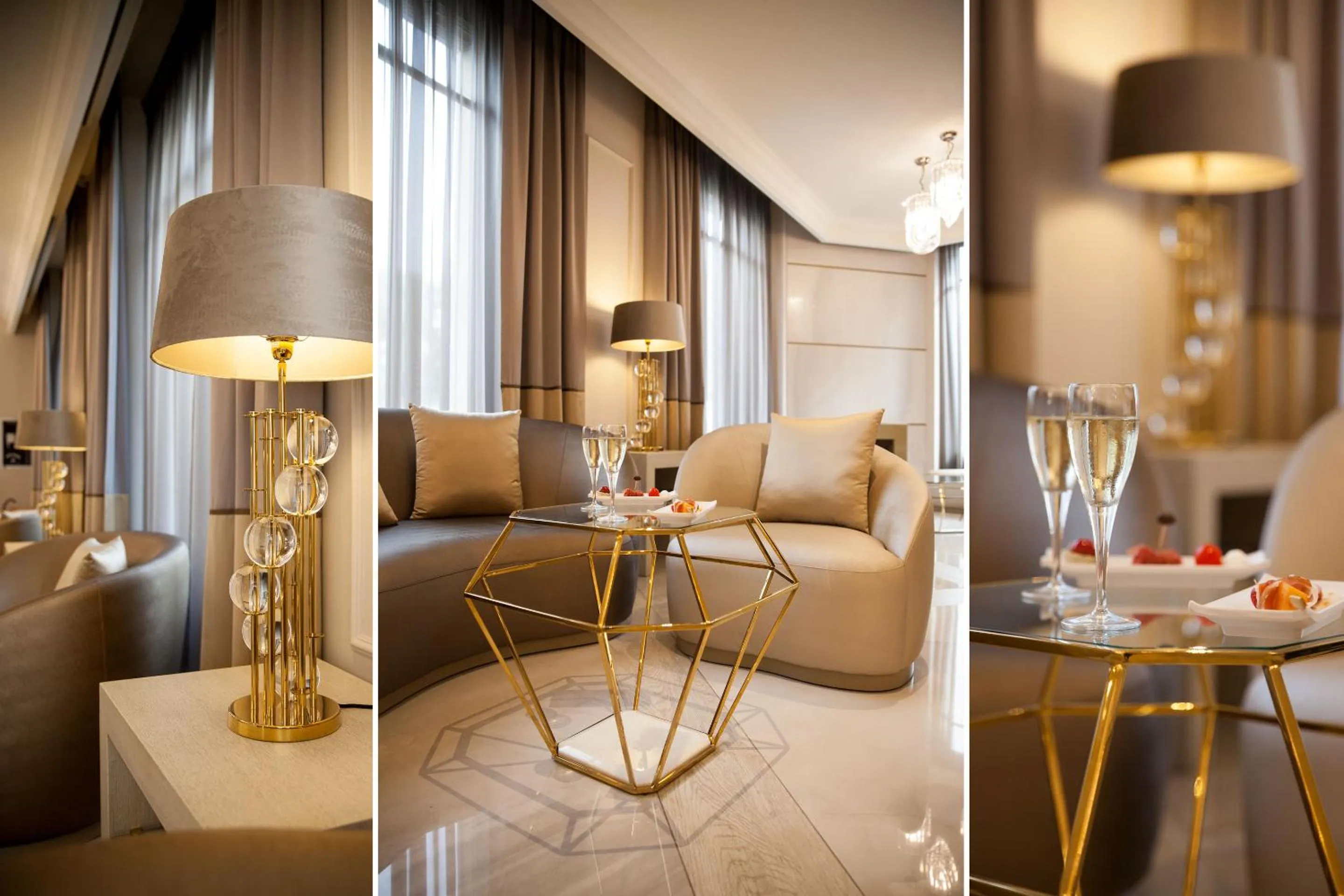 Communal lounge/ TV room in Hotel Dei Fiori Restaurant - Meeting & Spa