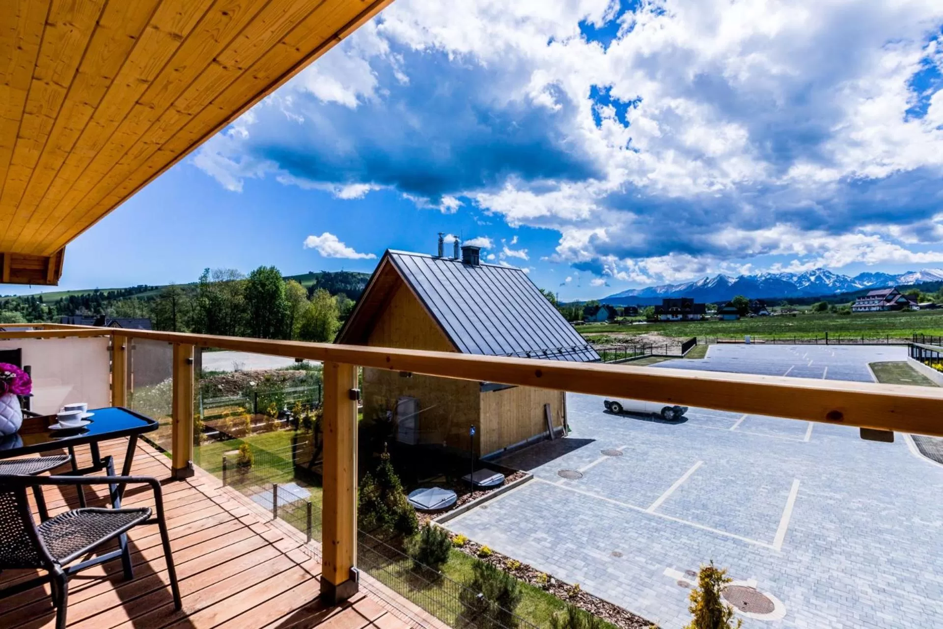 Balcony/Terrace in Białka Residence Ski - 50 m do Termy Bania Odkryj-Białke